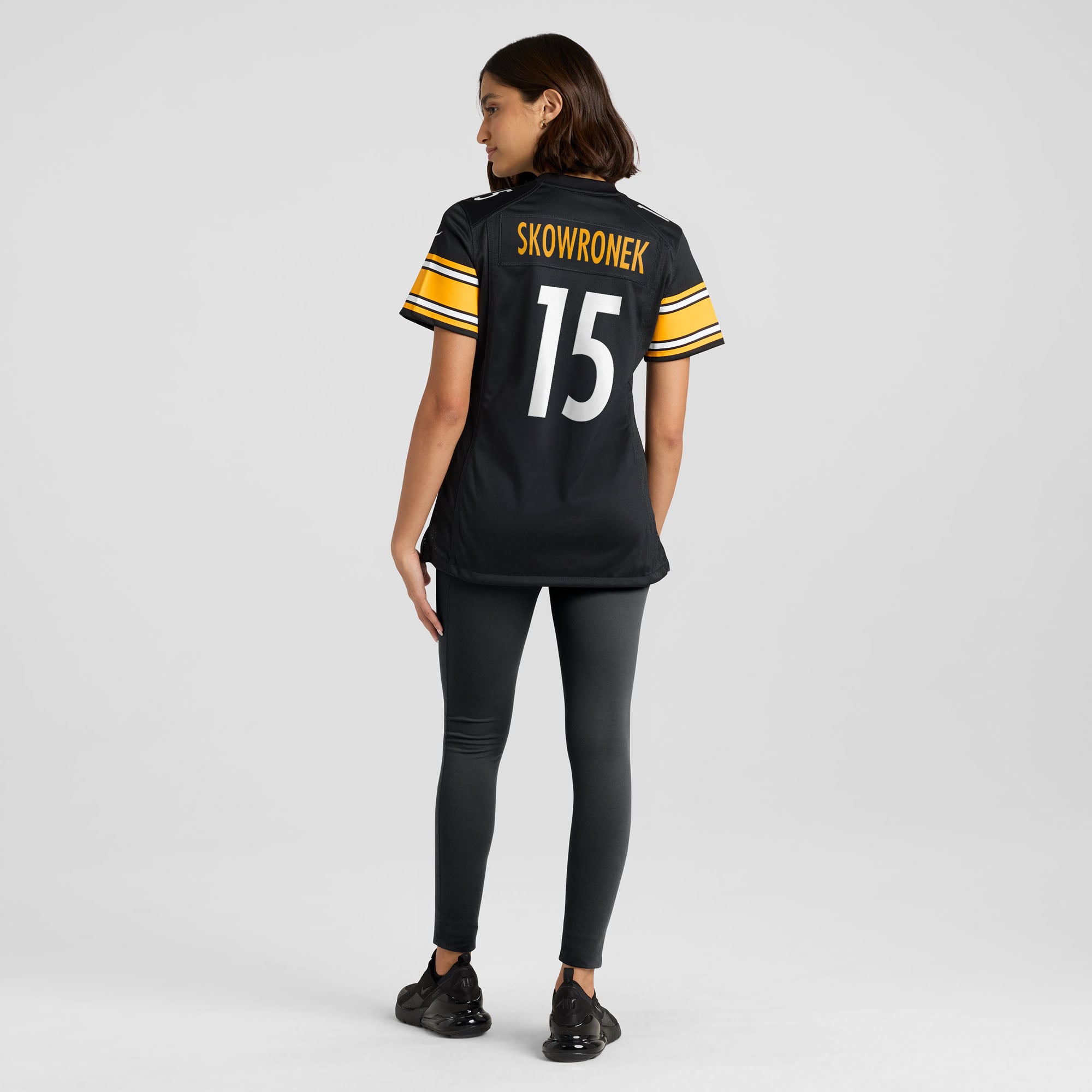 Ben Skowronek Pittsburgh Steelers Women's Team Game Jersey - Black - Image 6