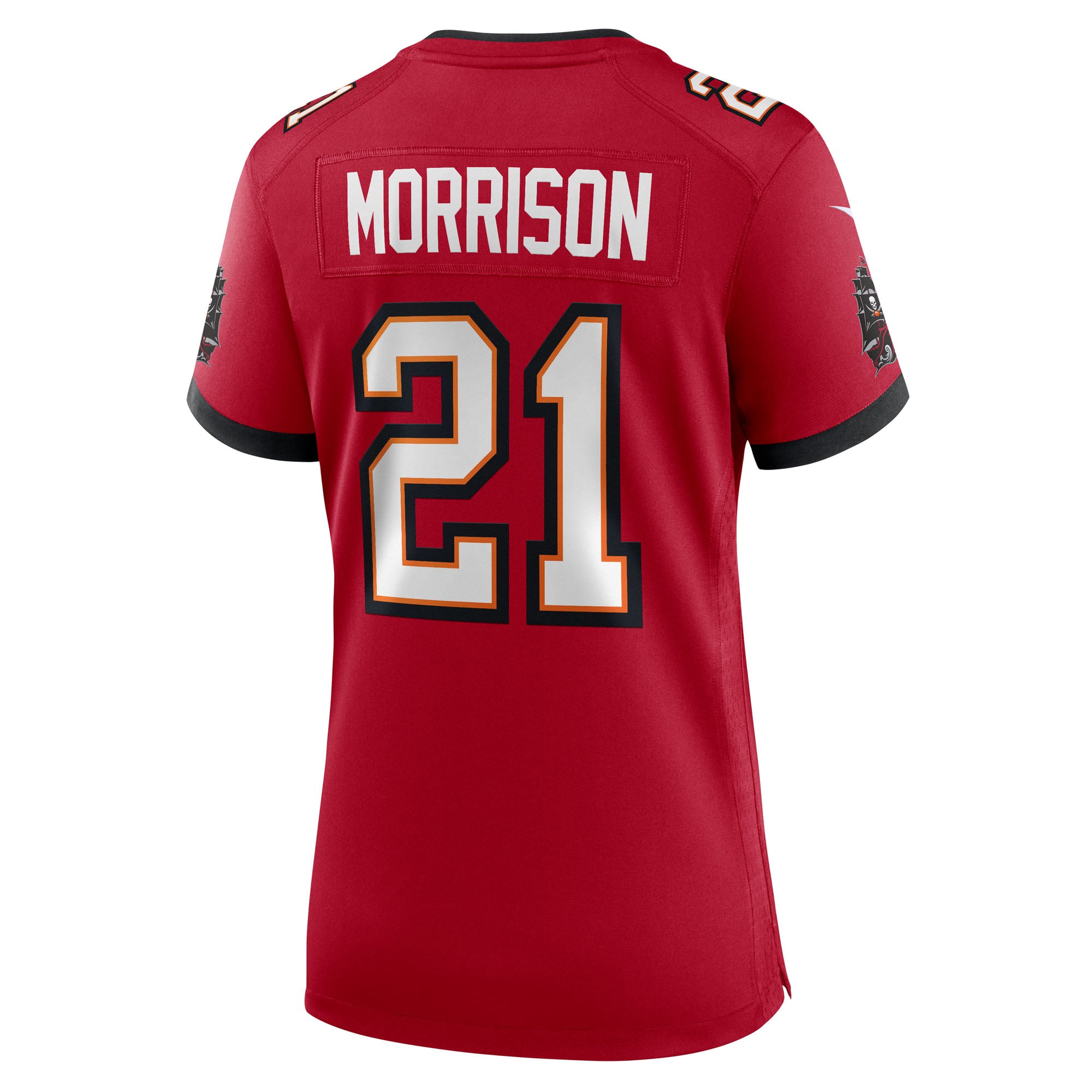 Benjamin Morrison Tampa Bay Buccaneers Women's Team Game Jersey - Red - Image 4