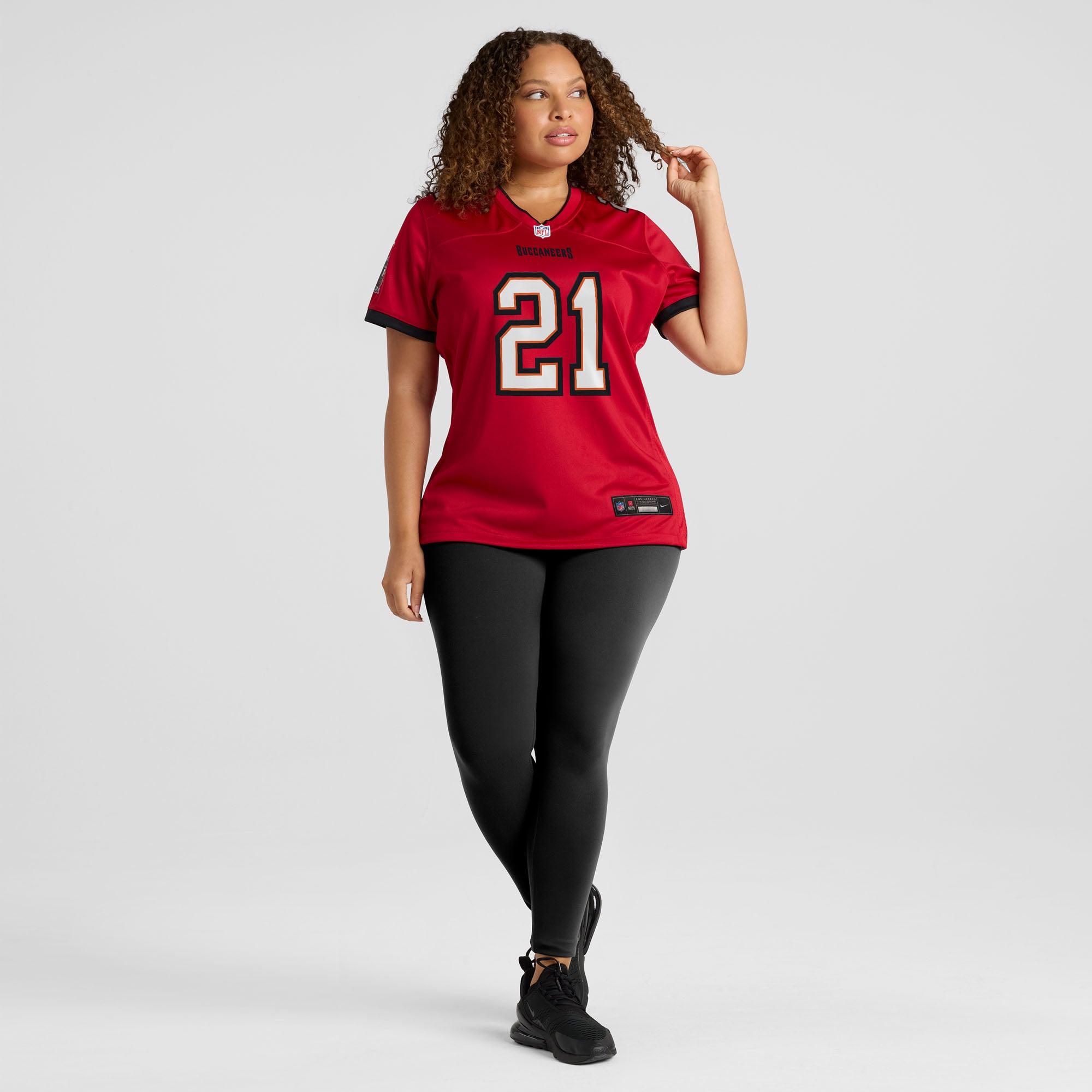 Benjamin Morrison Tampa Bay Buccaneers Women's Team Game Jersey - Red - Image 7