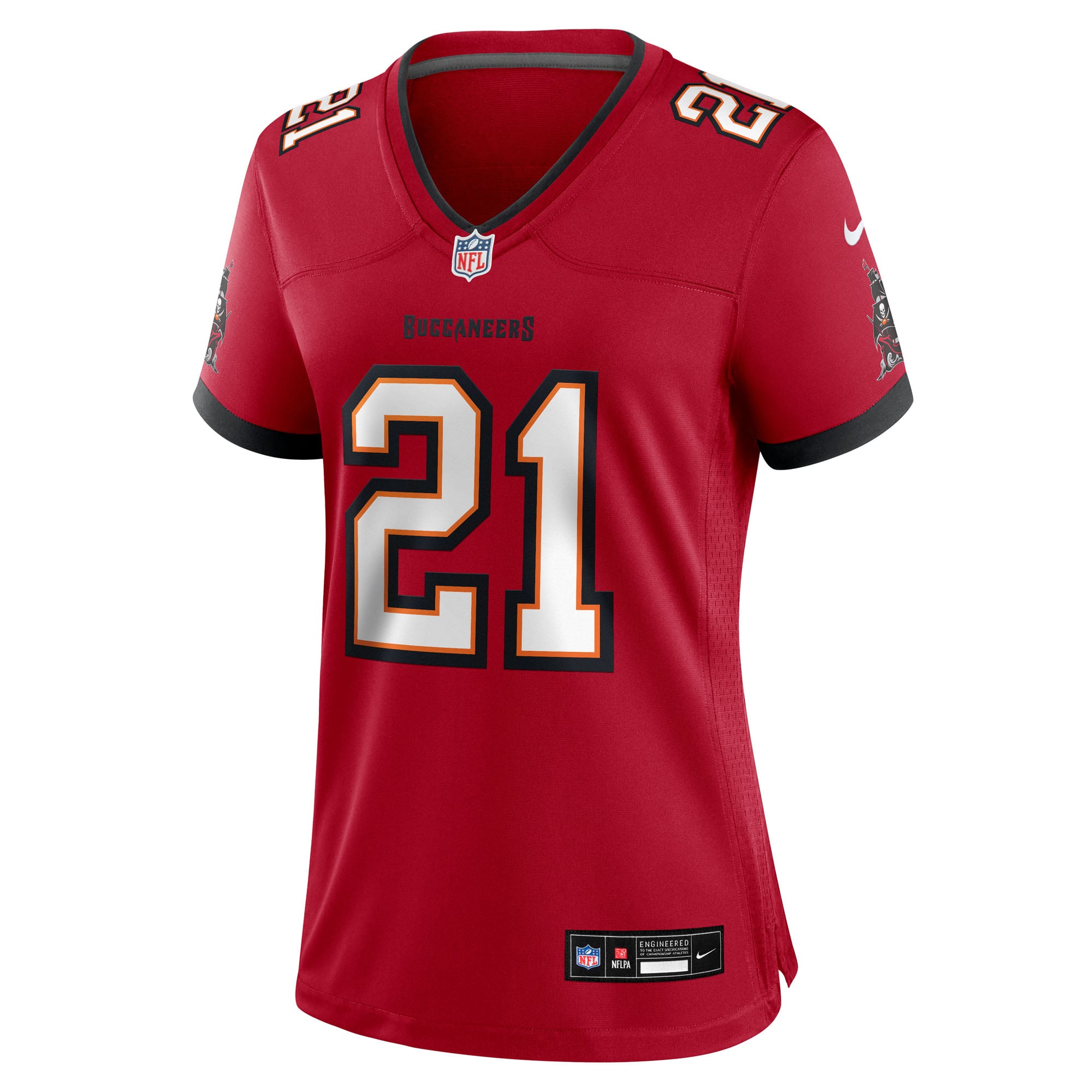 Benjamin Morrison Tampa Bay Buccaneers Women's Team Game Jersey - Red - Image 3