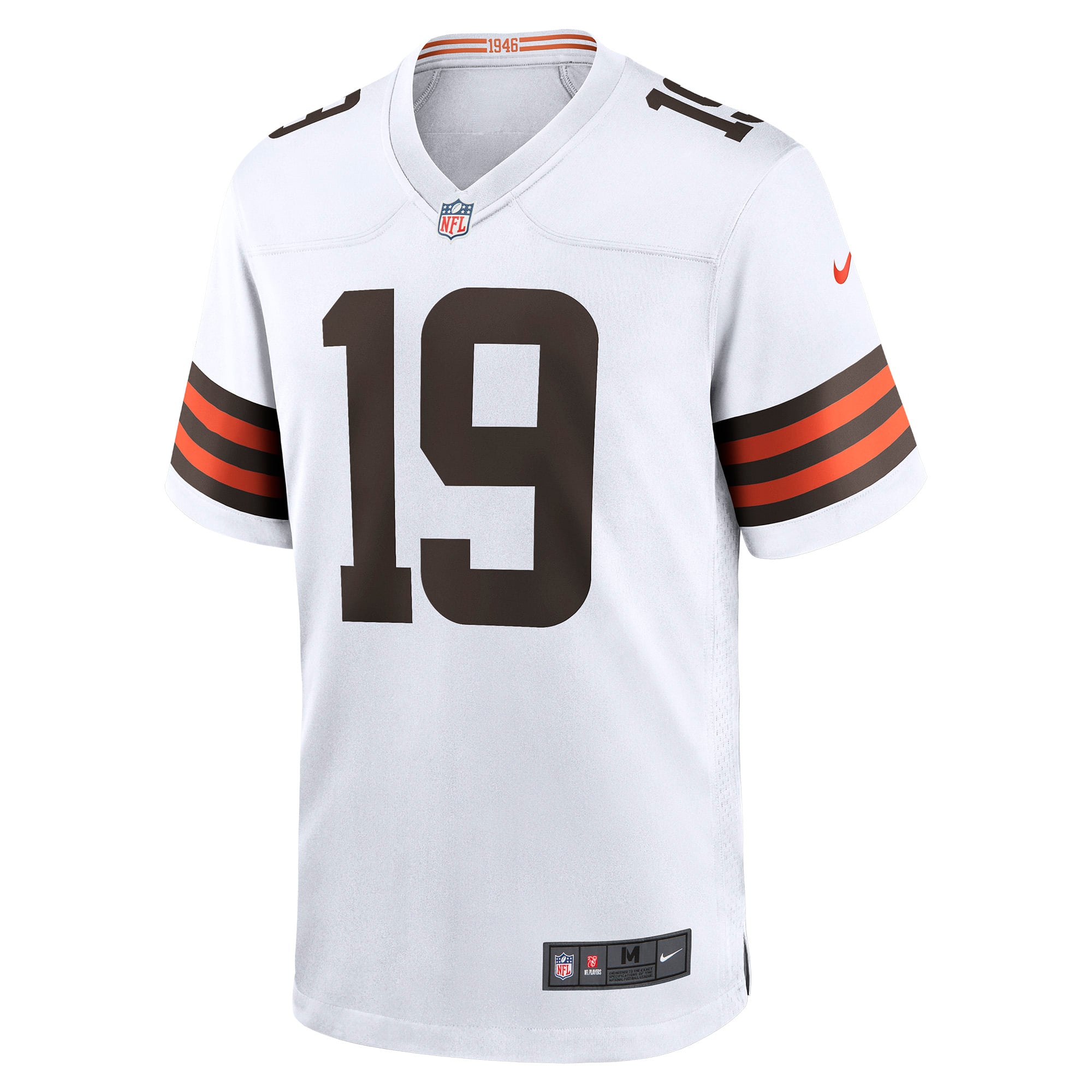 Bernie Kosar Cleveland Browns Retired Player Game Jersey - White - Image 3