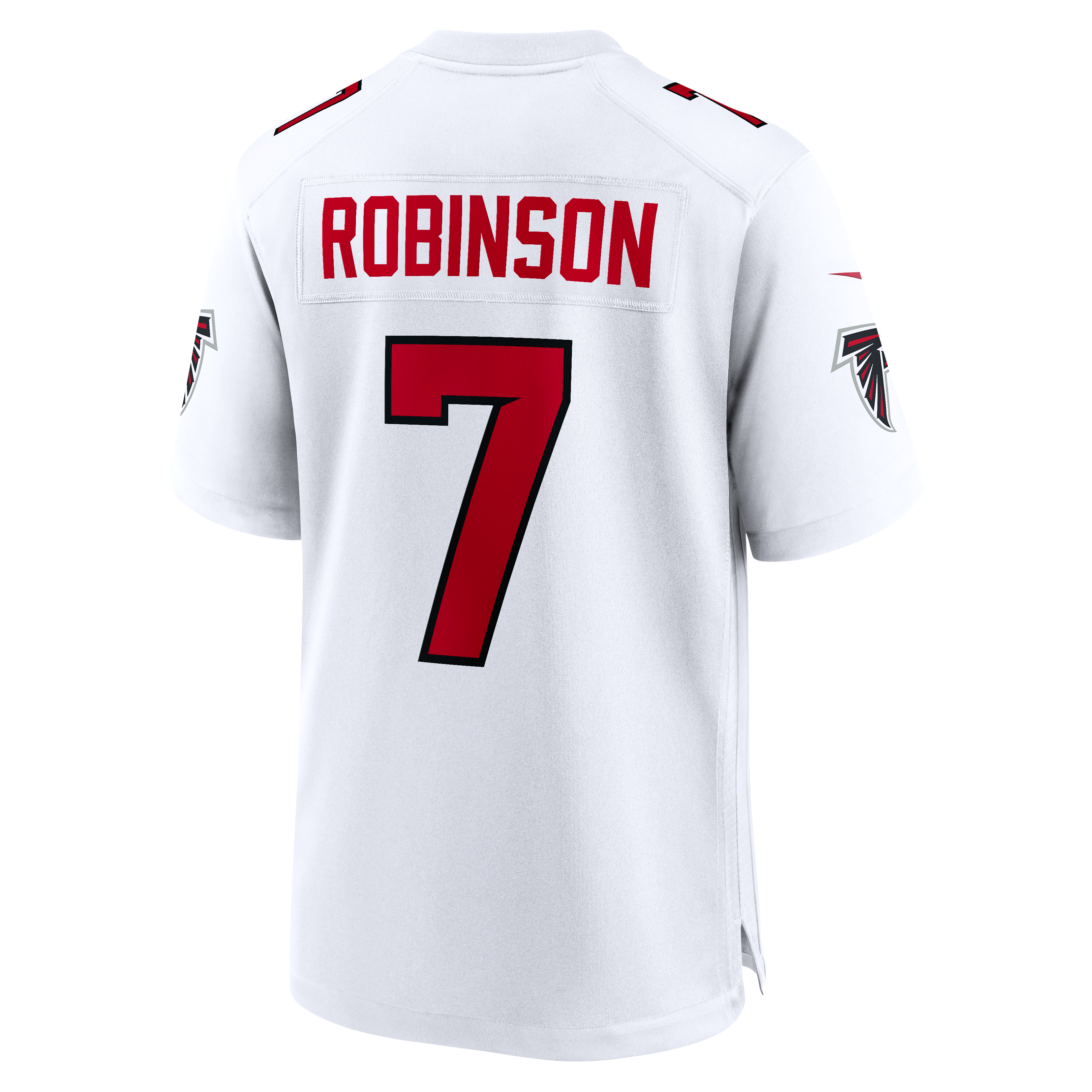 Bijan Robinson Atlanta Falcons Game Jersey - White - Image 8