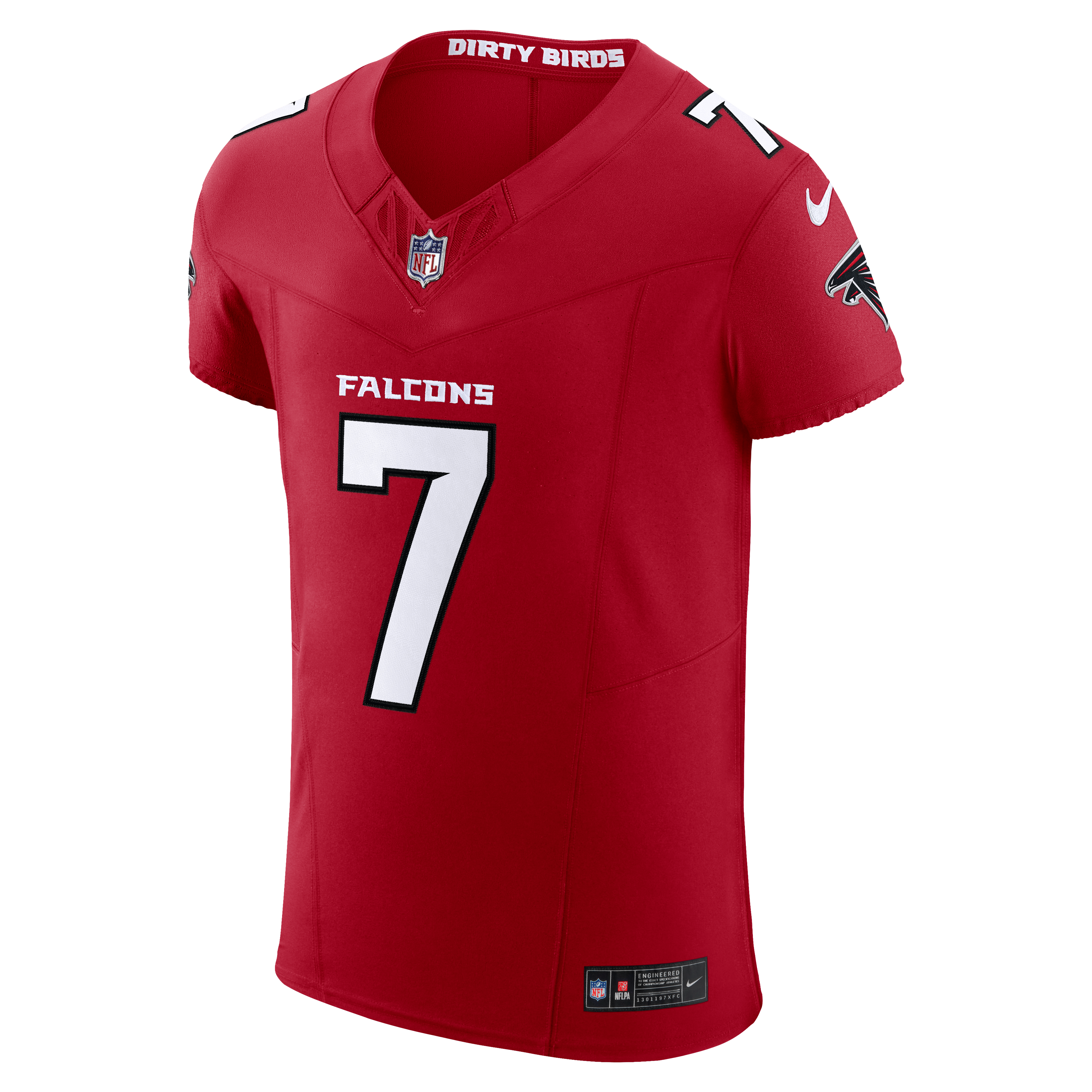 Bijan Robinson Atlanta Falcons Team Vapor F.U.S.E. Elite Jersey - Red - Image 3
