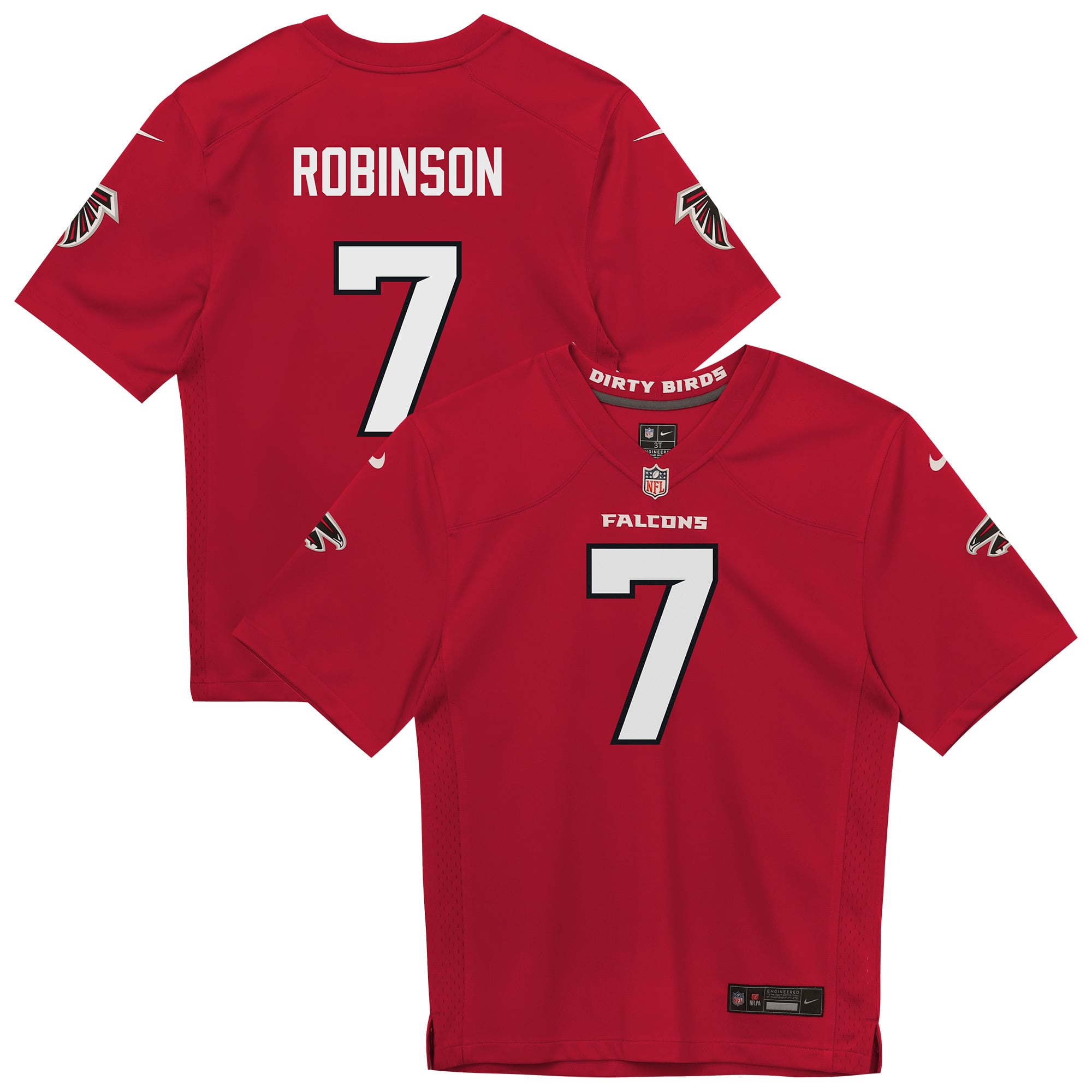 Bijan Robinson Atlanta Falcons Toddler Team Game Jersey - Red - Image 2