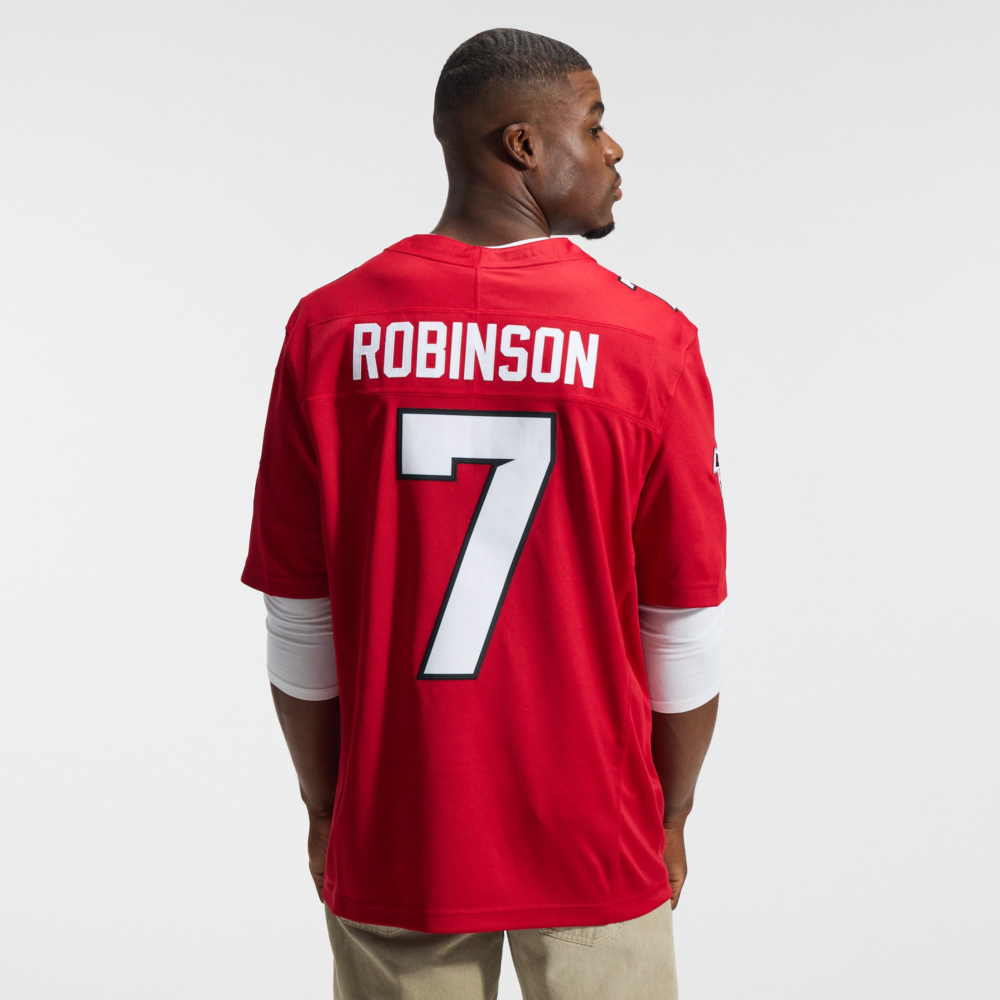 Bijan Robinson Atlanta Falcons Vapor F.U.S.E. Stitched Limited Jersey - Red - Image 5