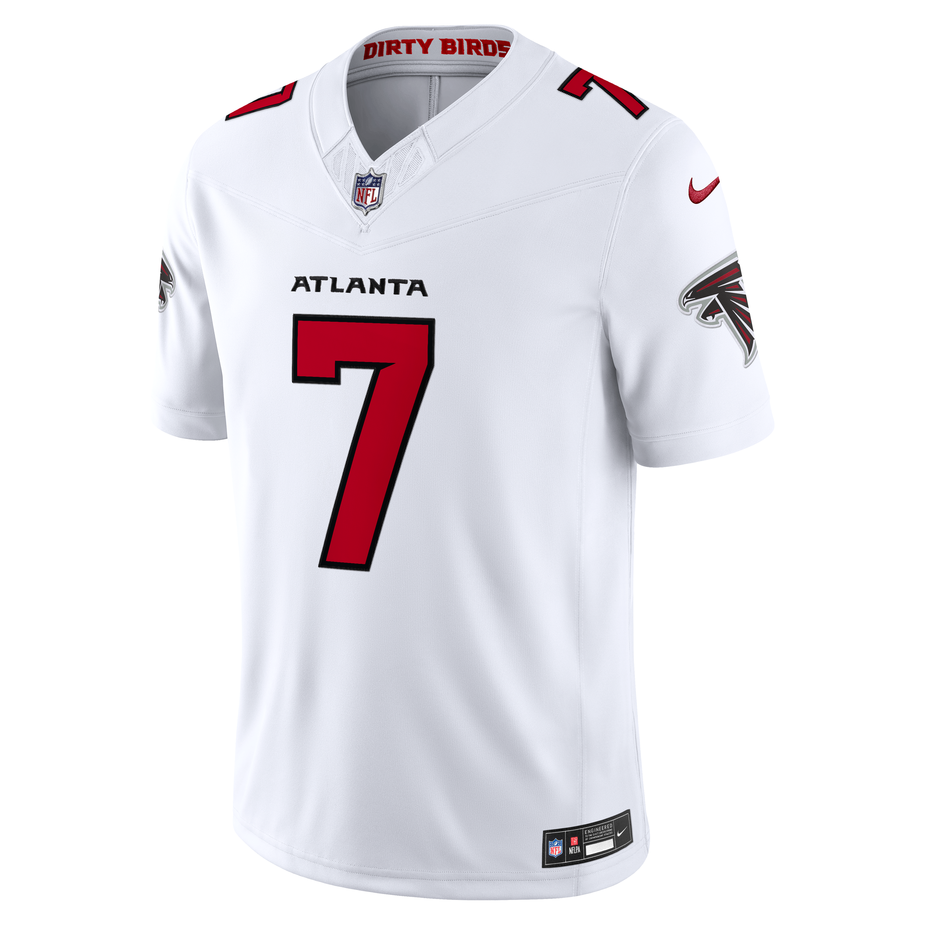 Bijan Robinson Atlanta Falcons Vapor F.U.S.E. Stitched Limited Jersey - White - Image 3