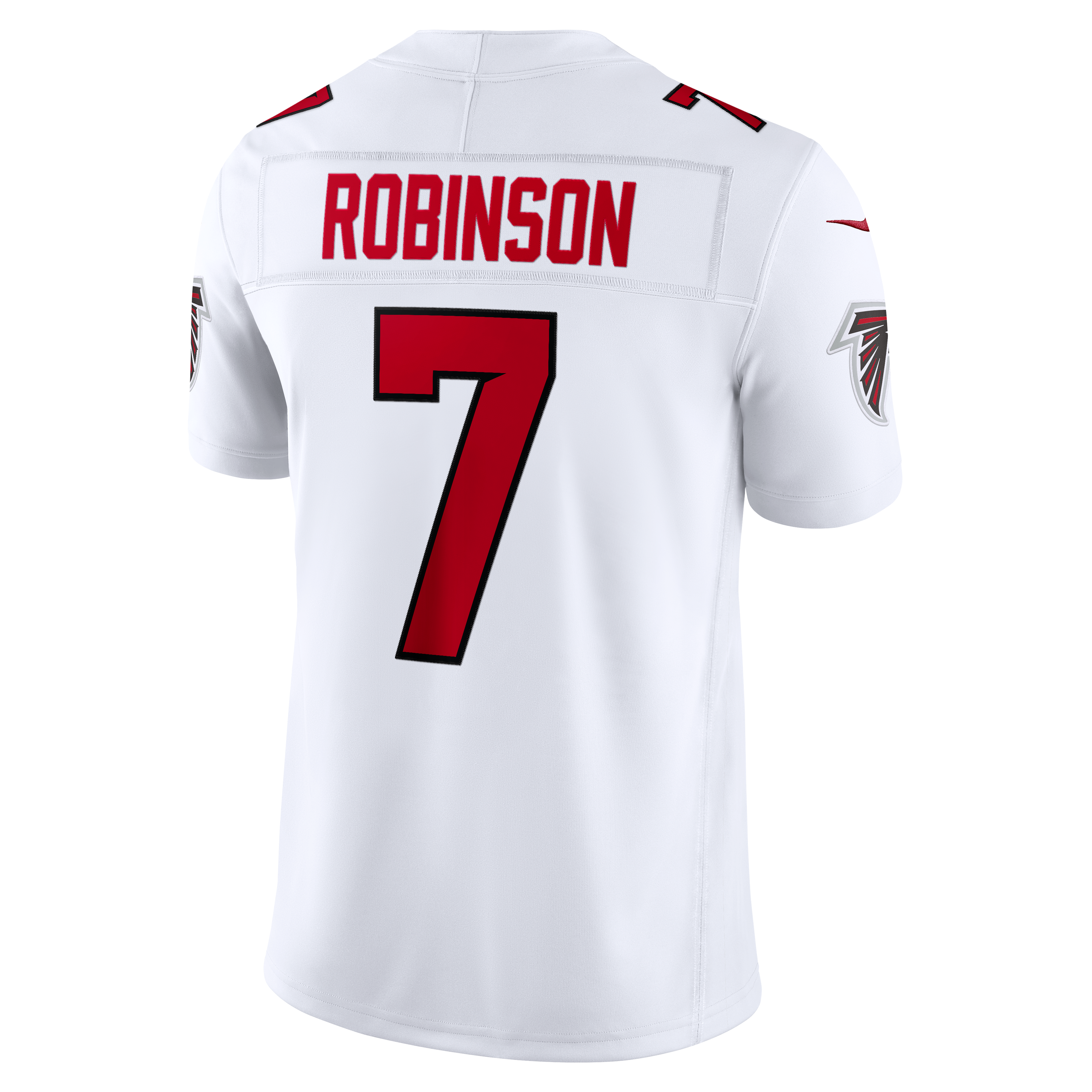 Bijan Robinson Atlanta Falcons Vapor F.U.S.E. Stitched Limited Jersey - White - Image 4
