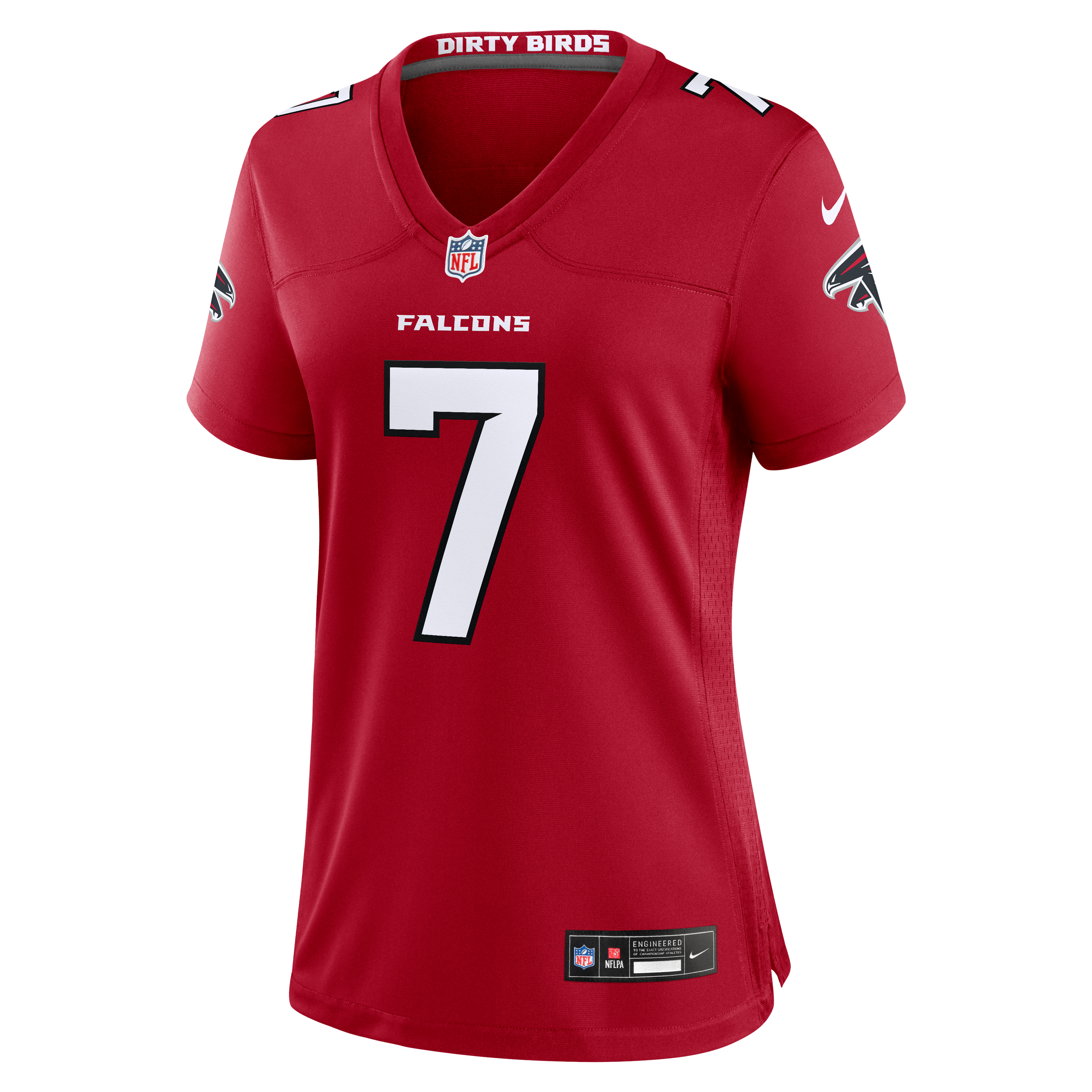 Bijan Robinson Atlanta Falcons Women's Game Jersey - Red - Image 3