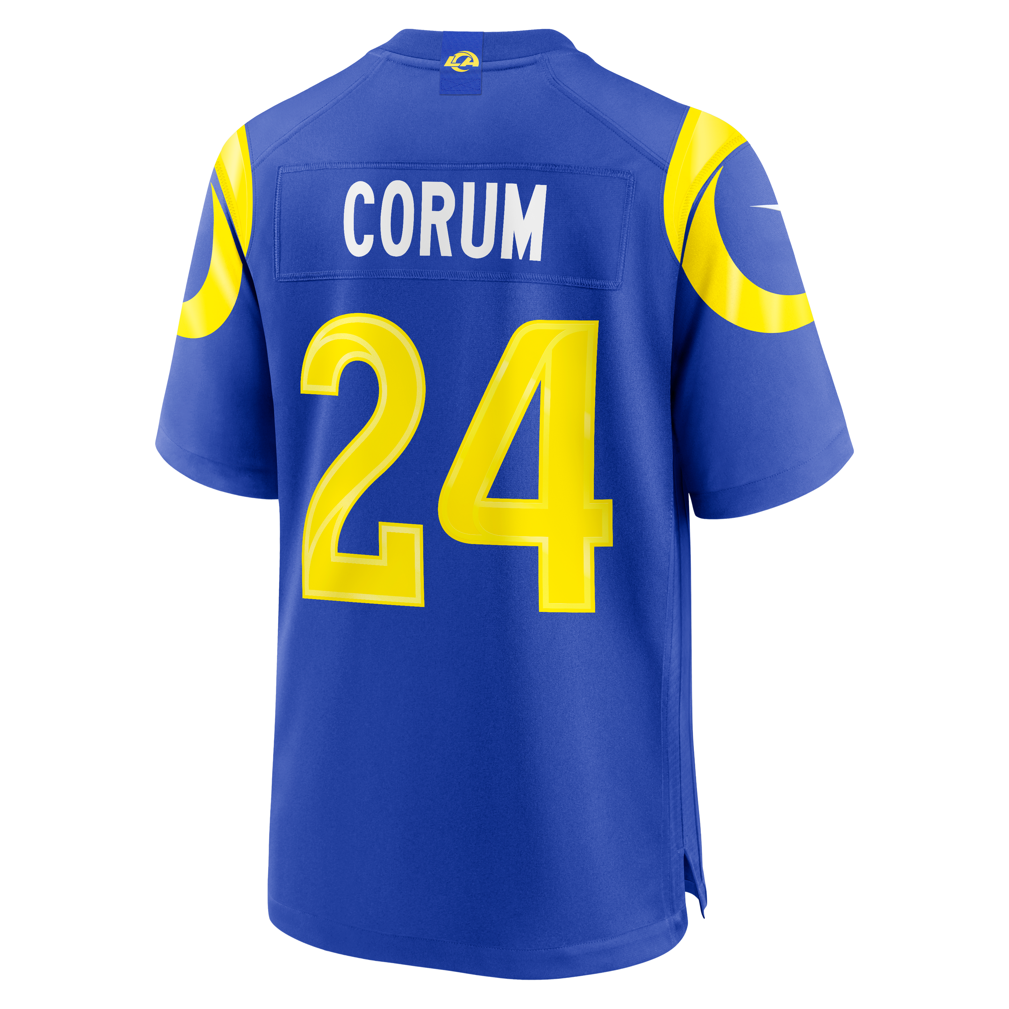 Blake Corum Los Angeles Rams Game Jersey - Royal - Image 4