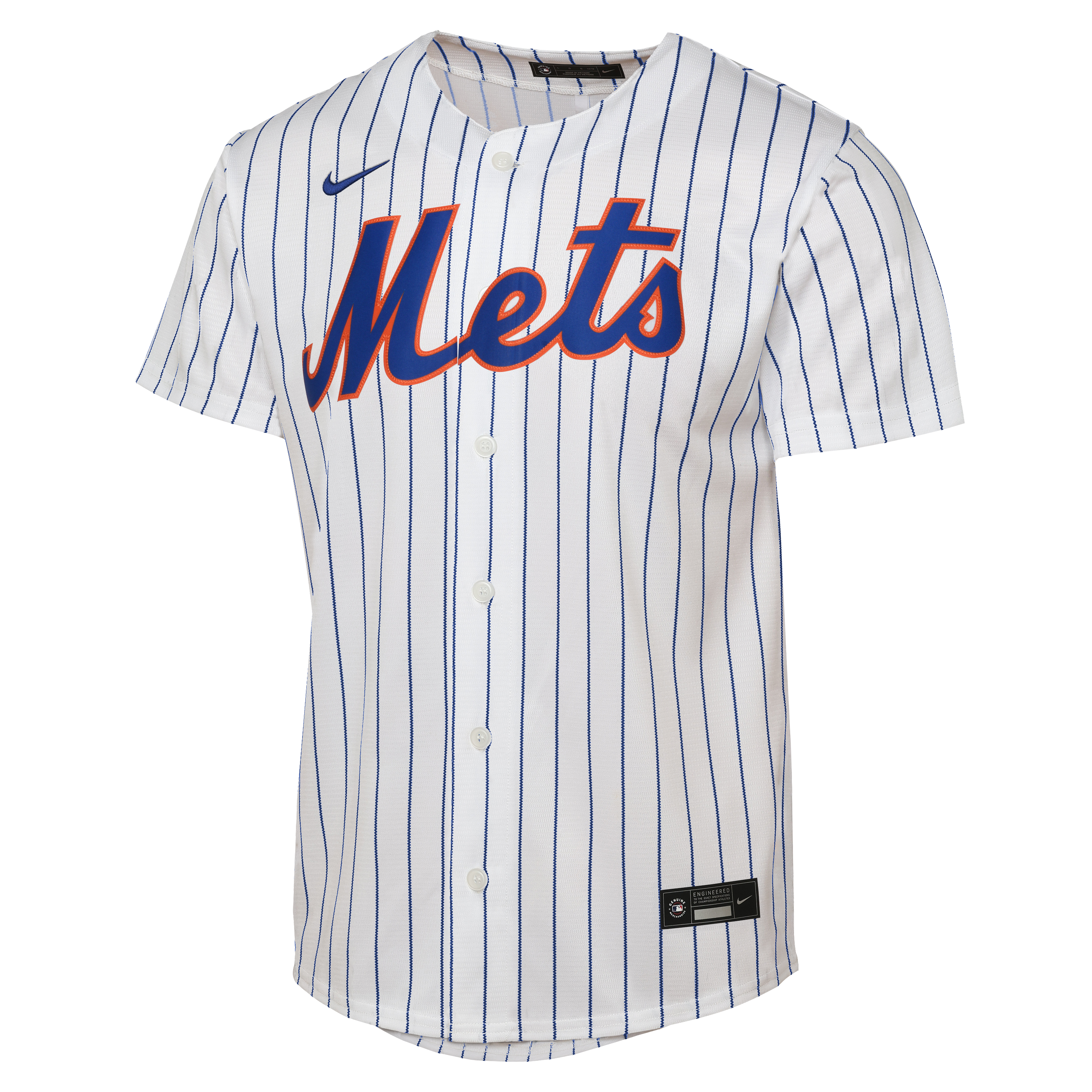 Bo Bichette New York Mets Youth Home Baseline Jersey - White - Image 3