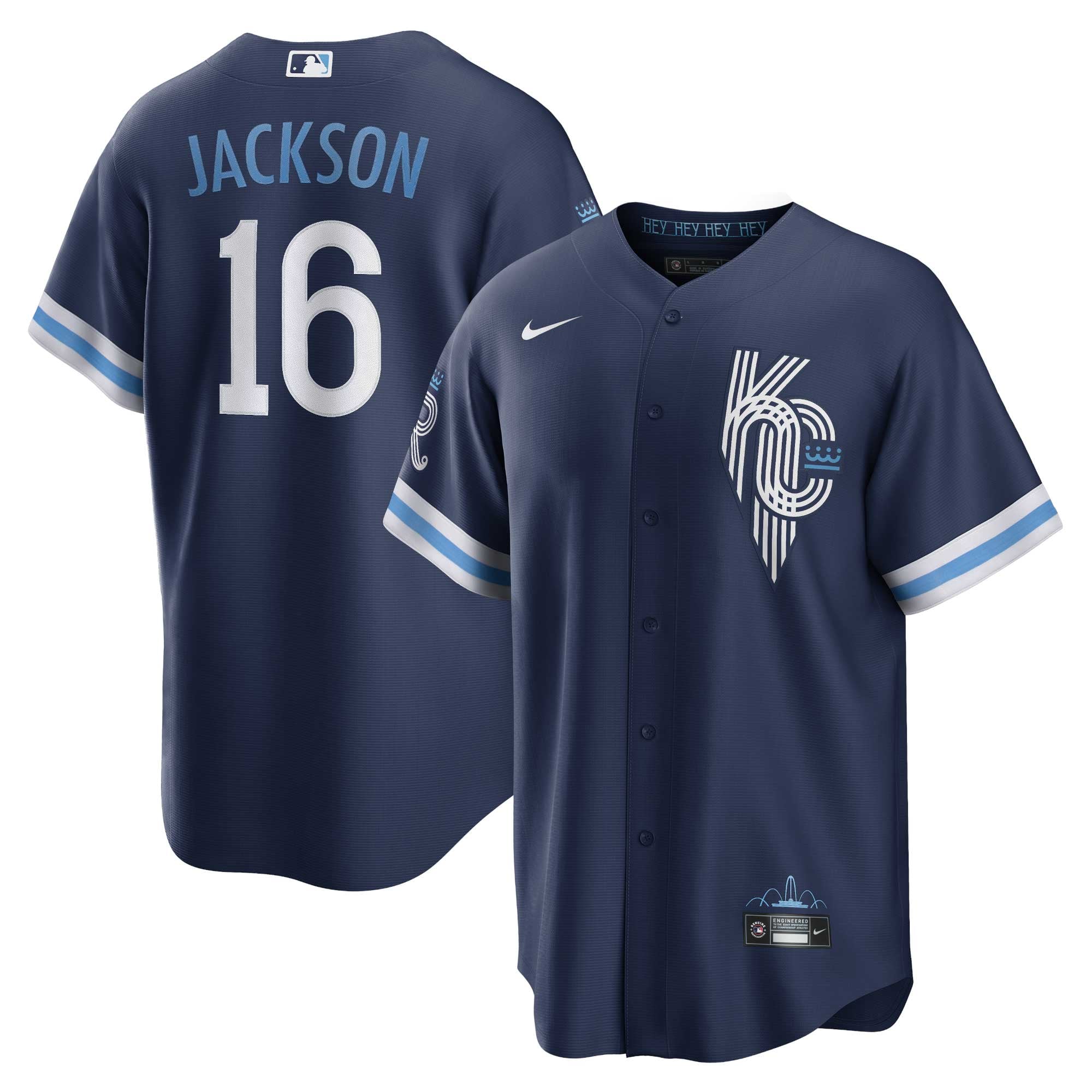 Bo Jackson Kansas City Royals City Connect Player Jersey - Navy - Image 2