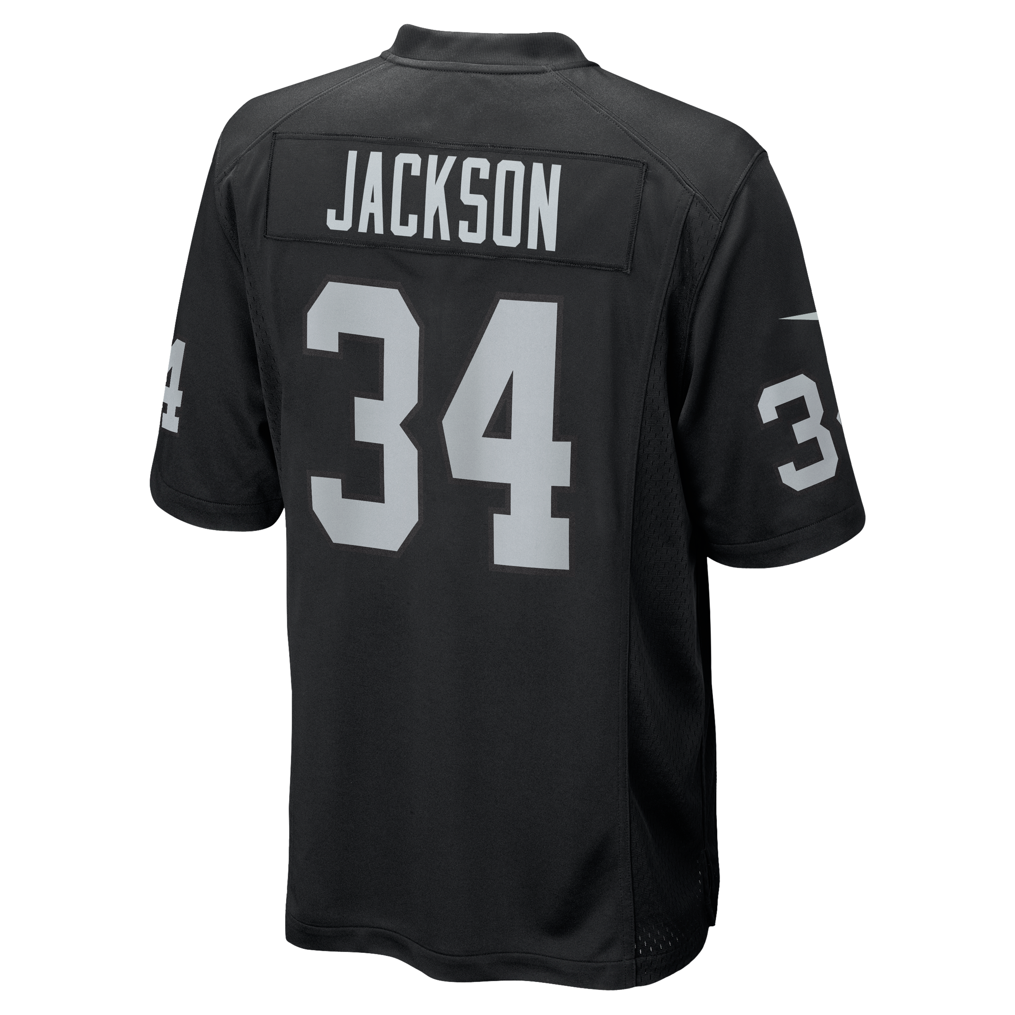 Bo Jackson Las Vegas Raiders Game Retired Player Jersey - Black - Image 4