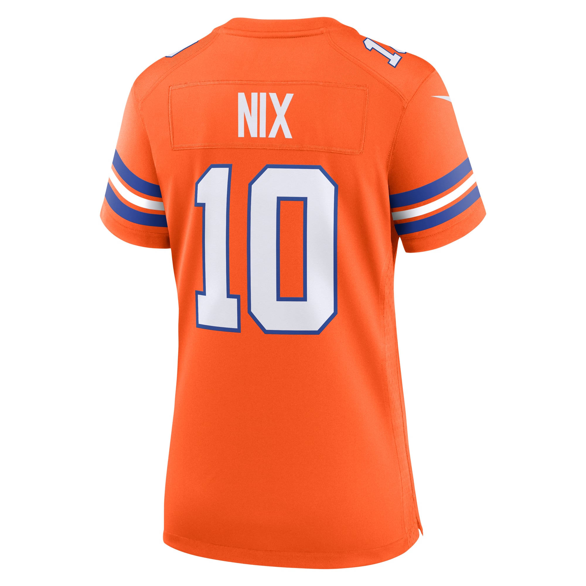 Bo Nix Denver Broncos Women's Mile High Collection 1977 Throwback Player Game Jersey - Orange - Image 4