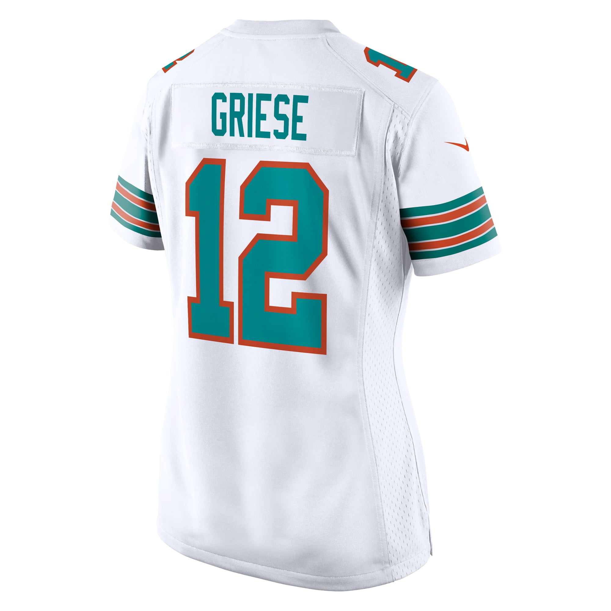 Bob Griese Miami Dolphins Women's Retired Player Jersey - White - Image 4