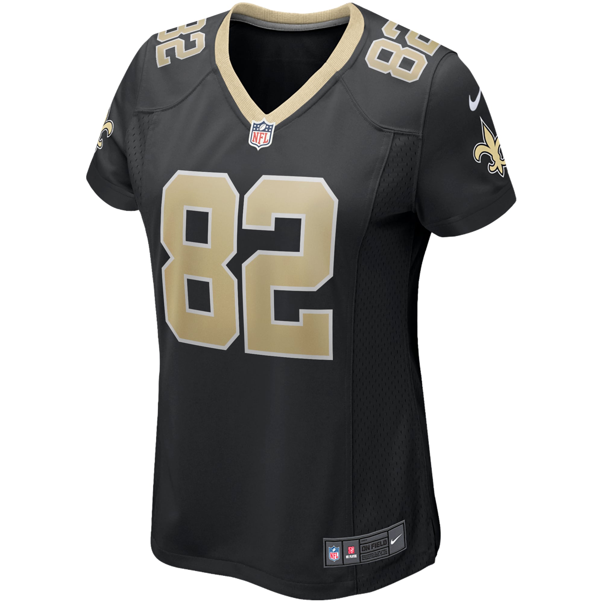 Bob Pollard New Orleans Saints Women's Game Retired Player Jersey - Black - Image 3