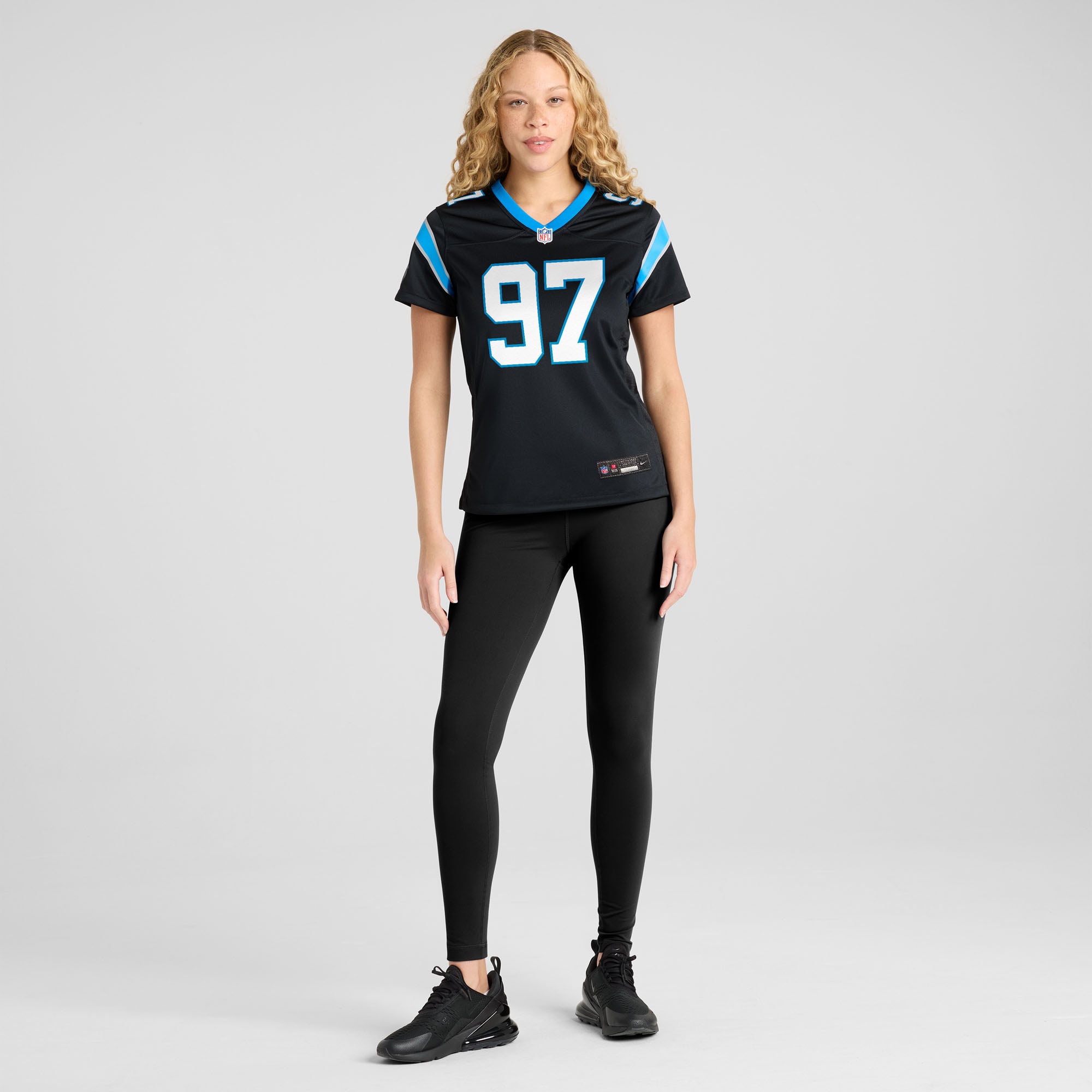 Bobby Brown III Carolina Panthers Women's Team Game Jersey - Black - Image 5