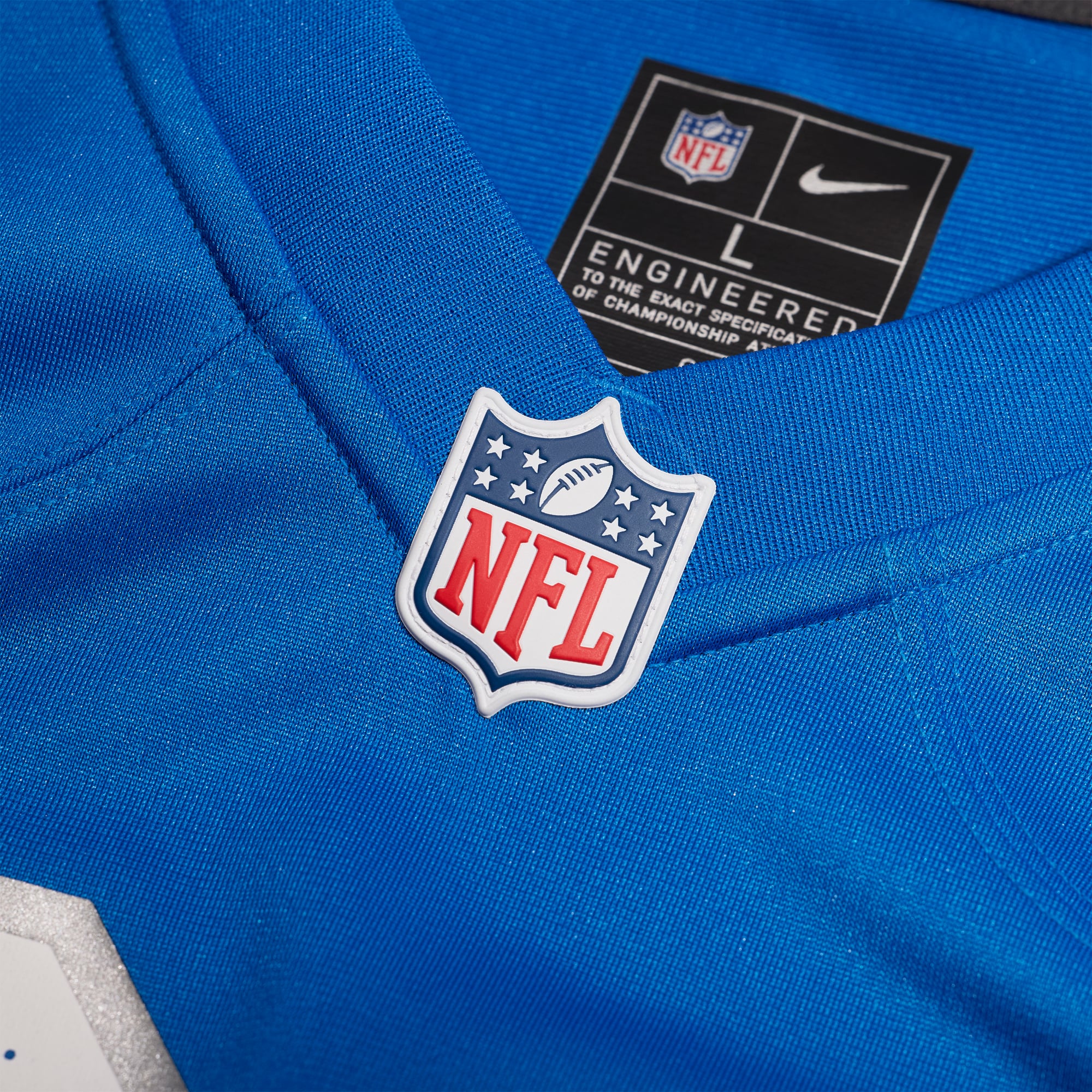 Bobby Layne Detroit Lions Retired Player Game Jersey - Blue - Image 5