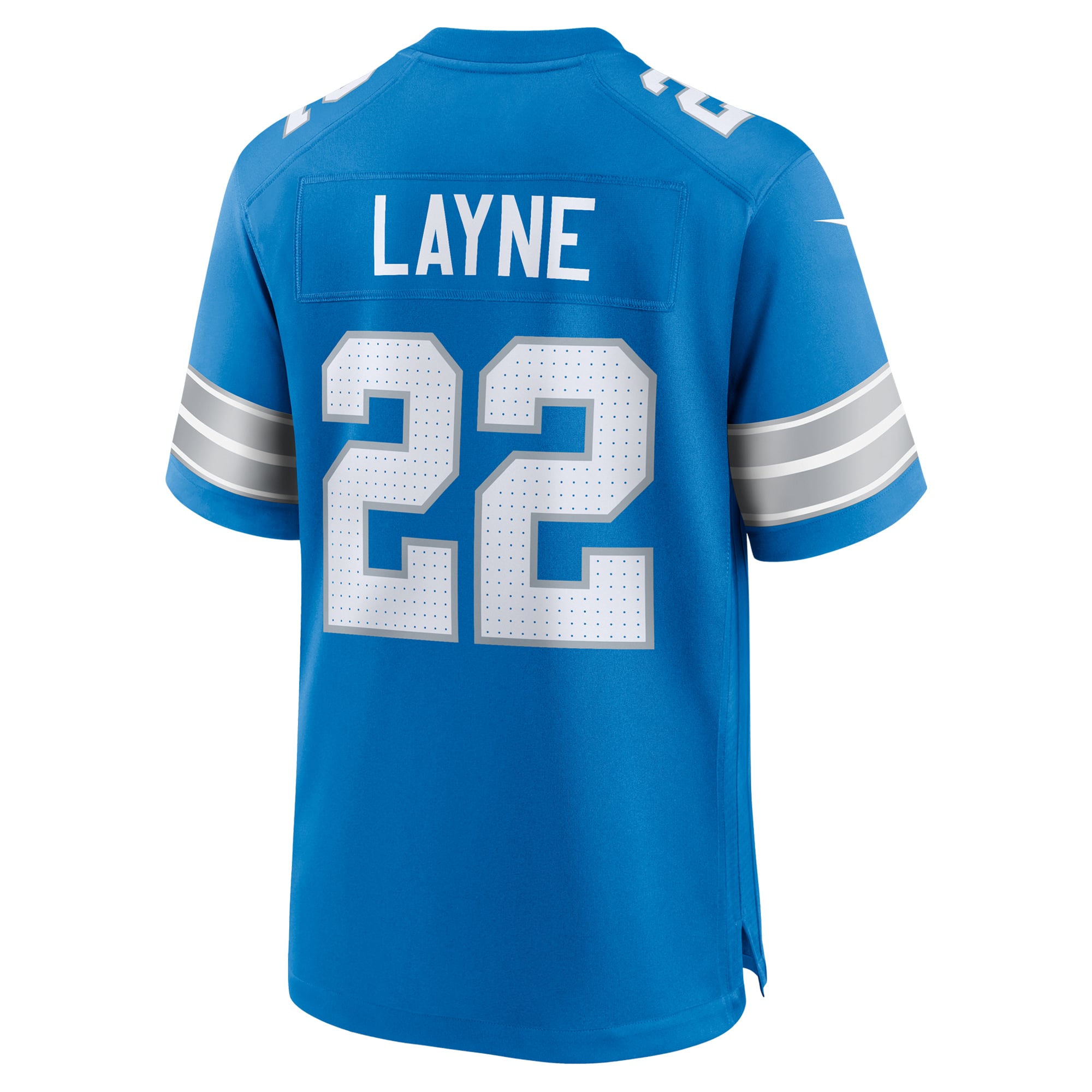 Bobby Layne Detroit Lions Retired Player Game Jersey - Blue - Image 4