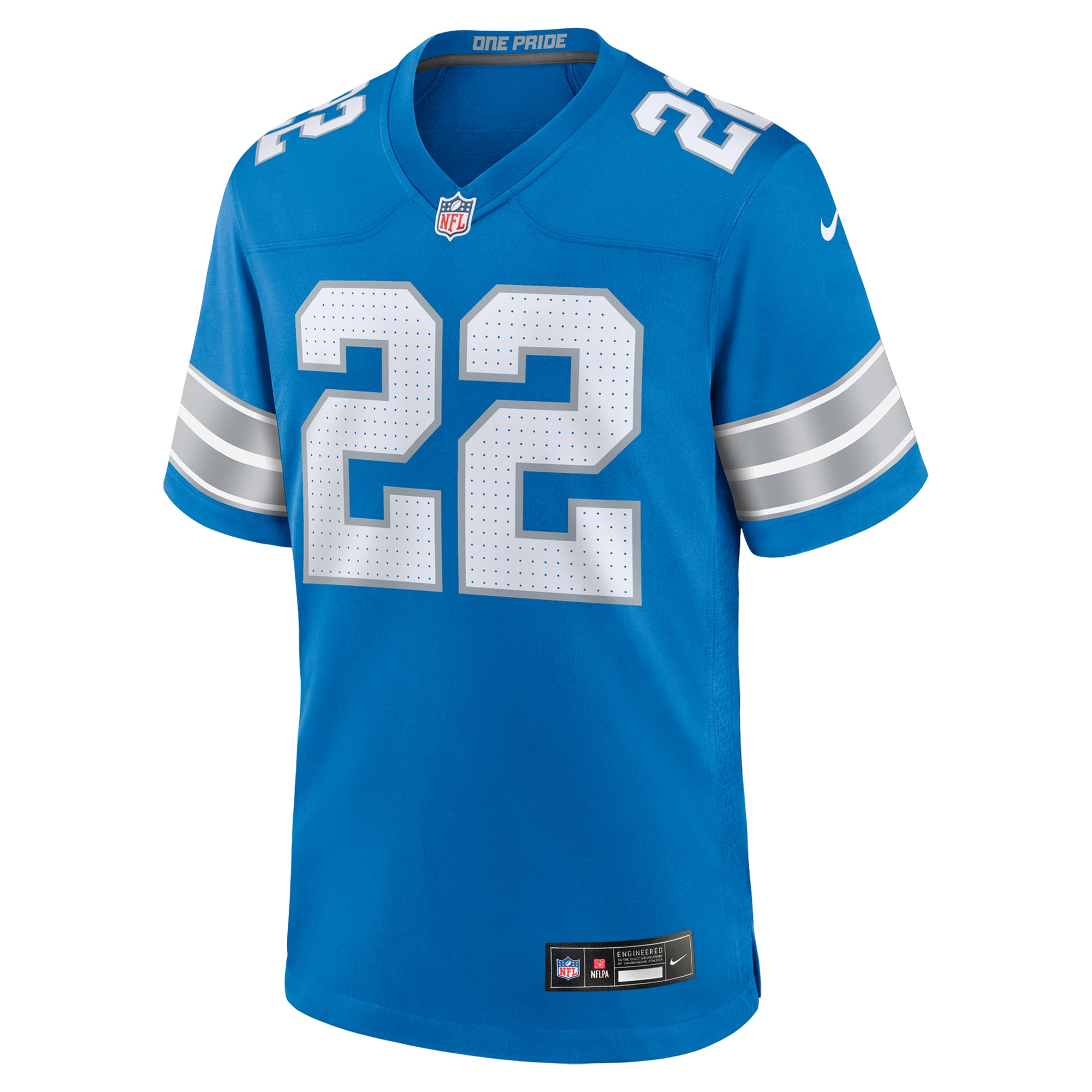 Bobby Layne Detroit Lions Retired Player Game Jersey - Blue - Image 3