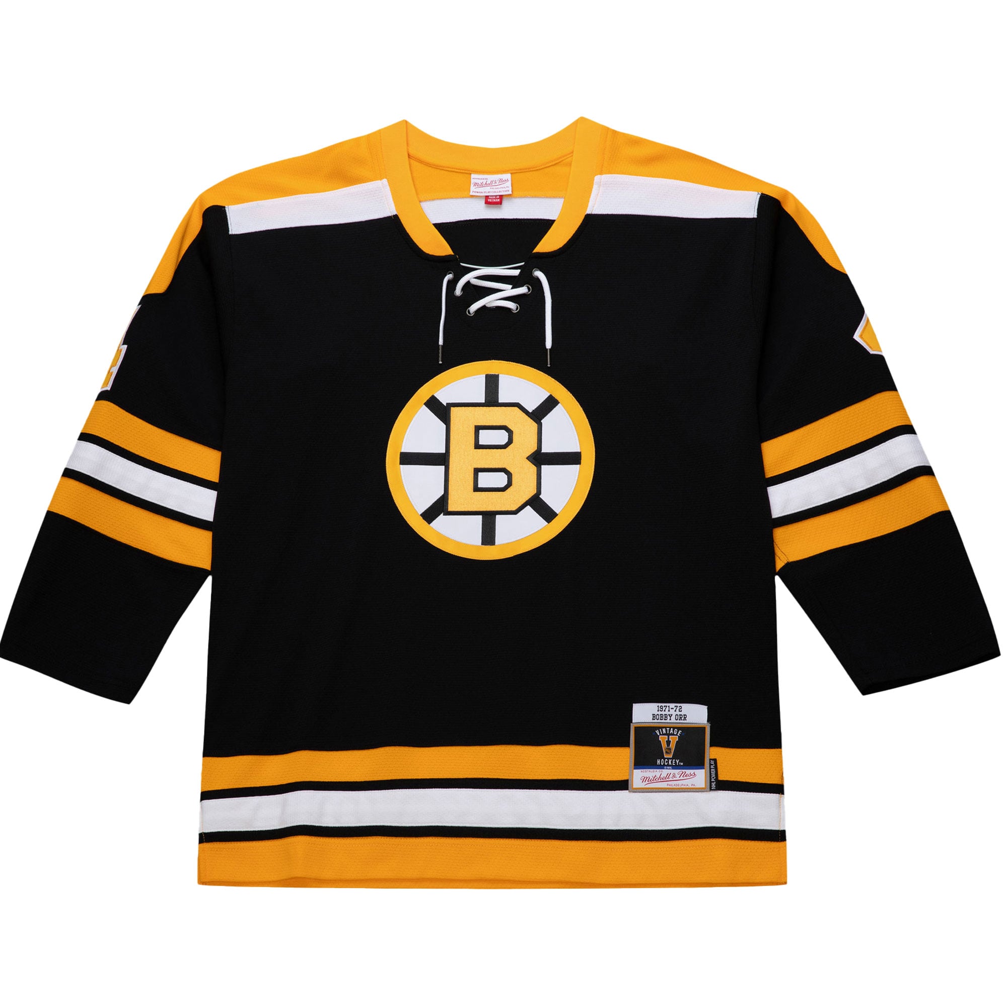 Bobby Orr Boston Bruins 1971-72 Power Play Jersey - Black - Image 3