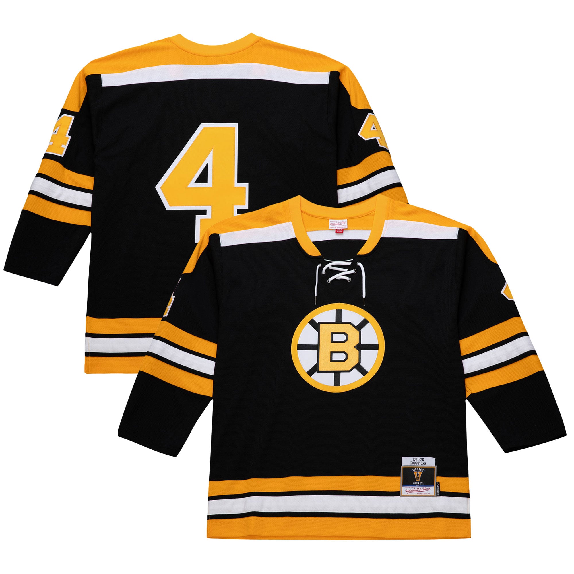 Bobby Orr Boston Bruins 1971-72 Power Play Jersey - Black - Image 2