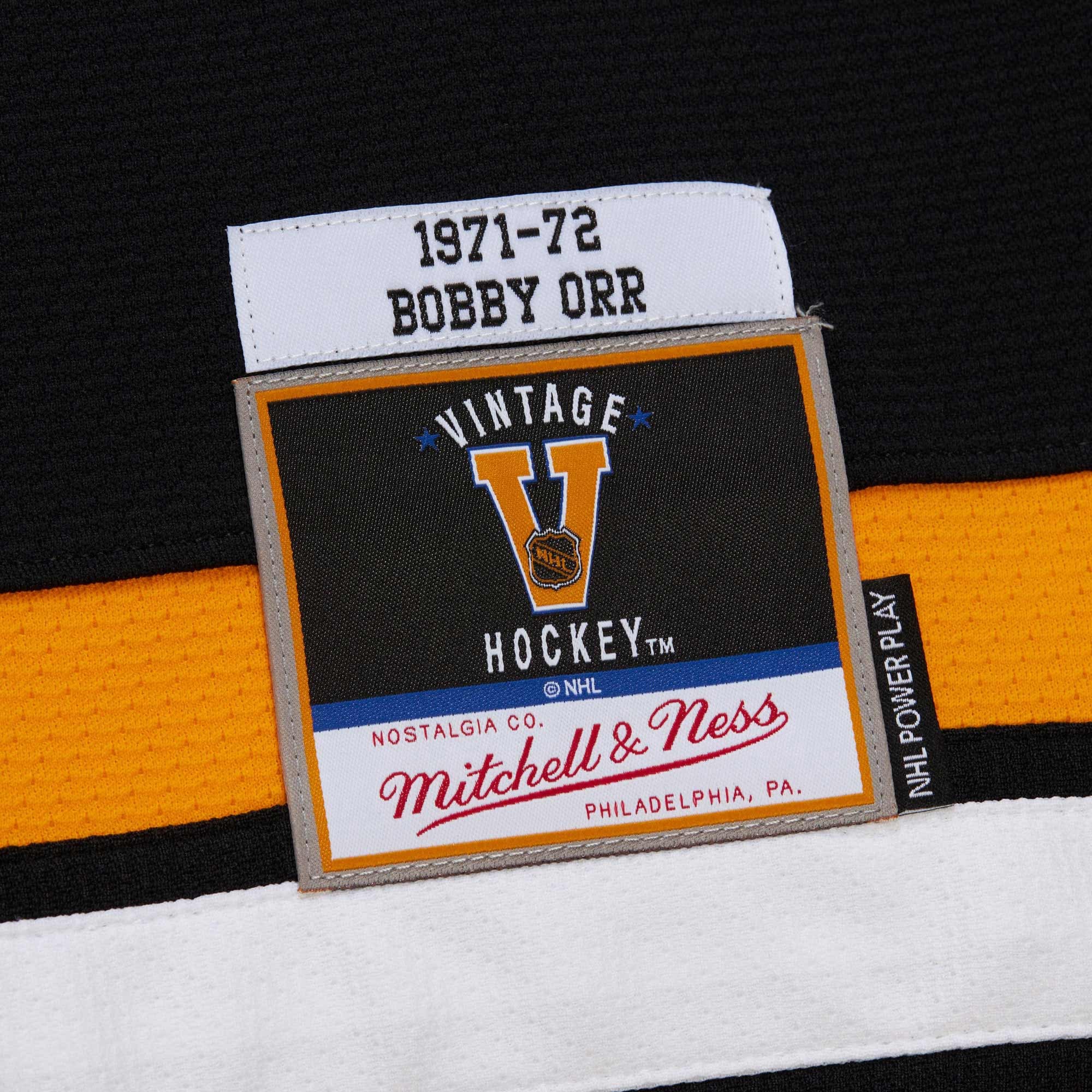 Bobby Orr Boston Bruins 1971-72 Power Play Jersey - Black - Image 7