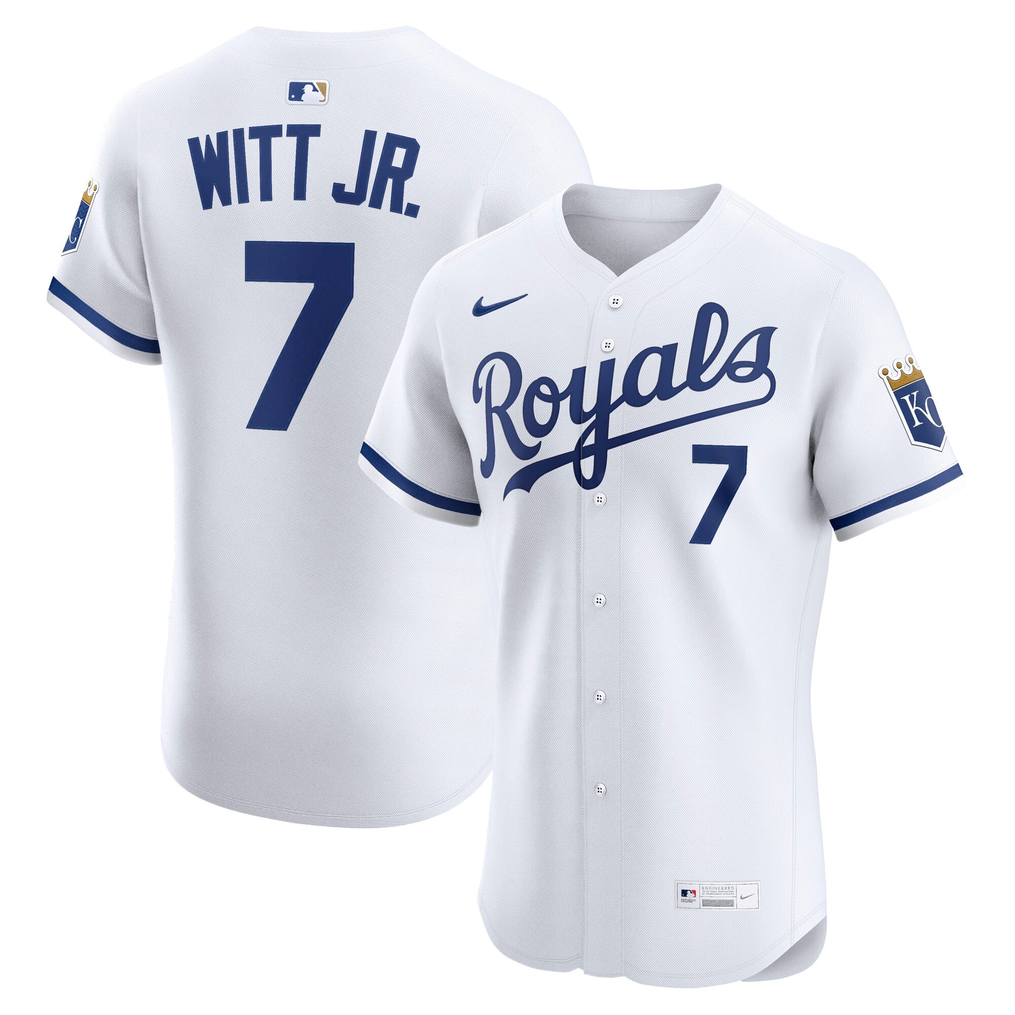 Bobby Witt Jr. Kansas City Royals Alternate 2 Elite Player Jersey - White