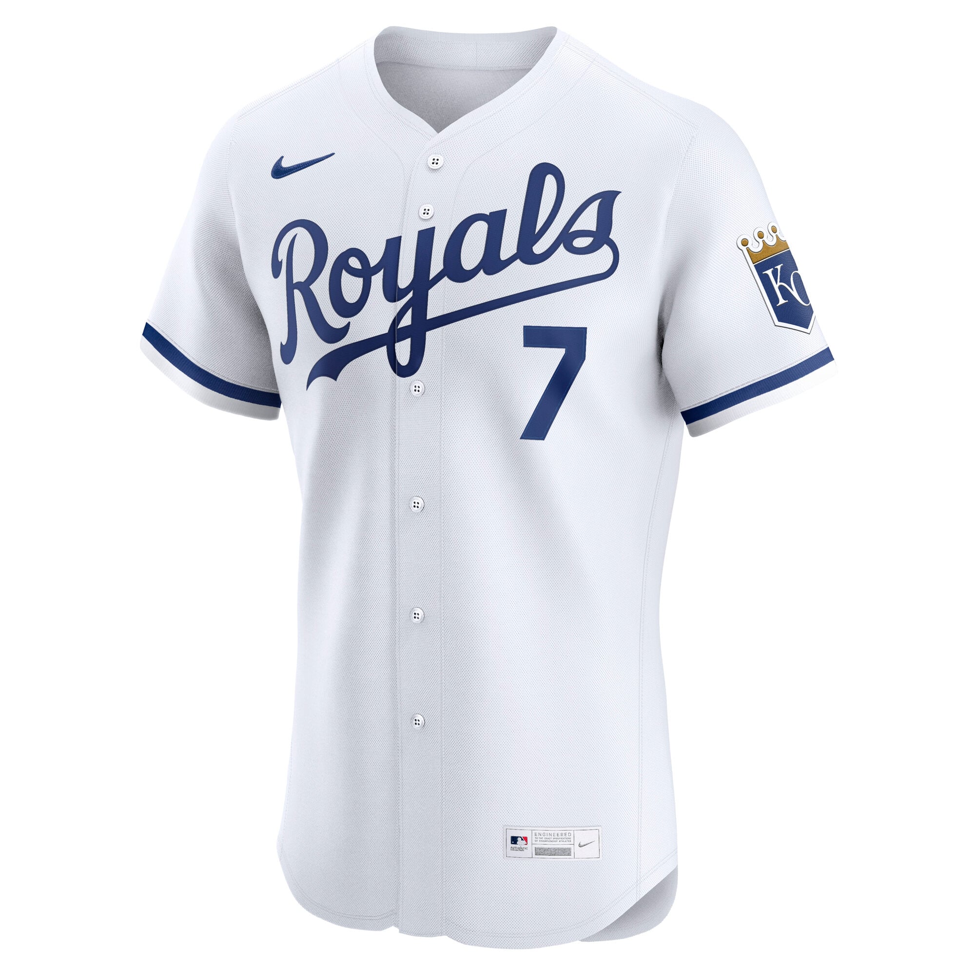 Bobby Witt Jr. Kansas City Royals Alternate 2 Elite Player Jersey - White - Image 3