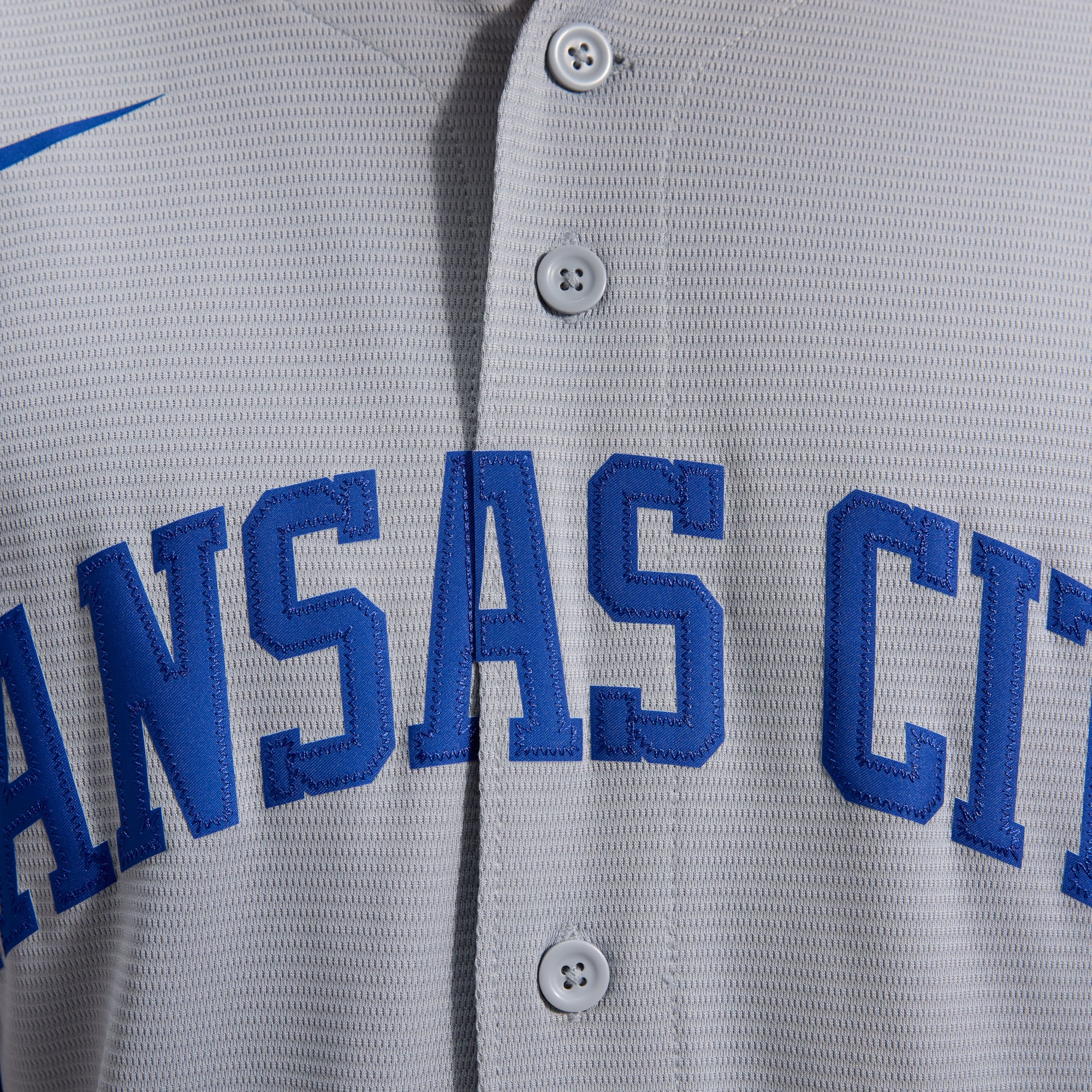 Bobby Witt Jr. Kansas City Royals Alternate 2 Jersey - Gray - Image 12