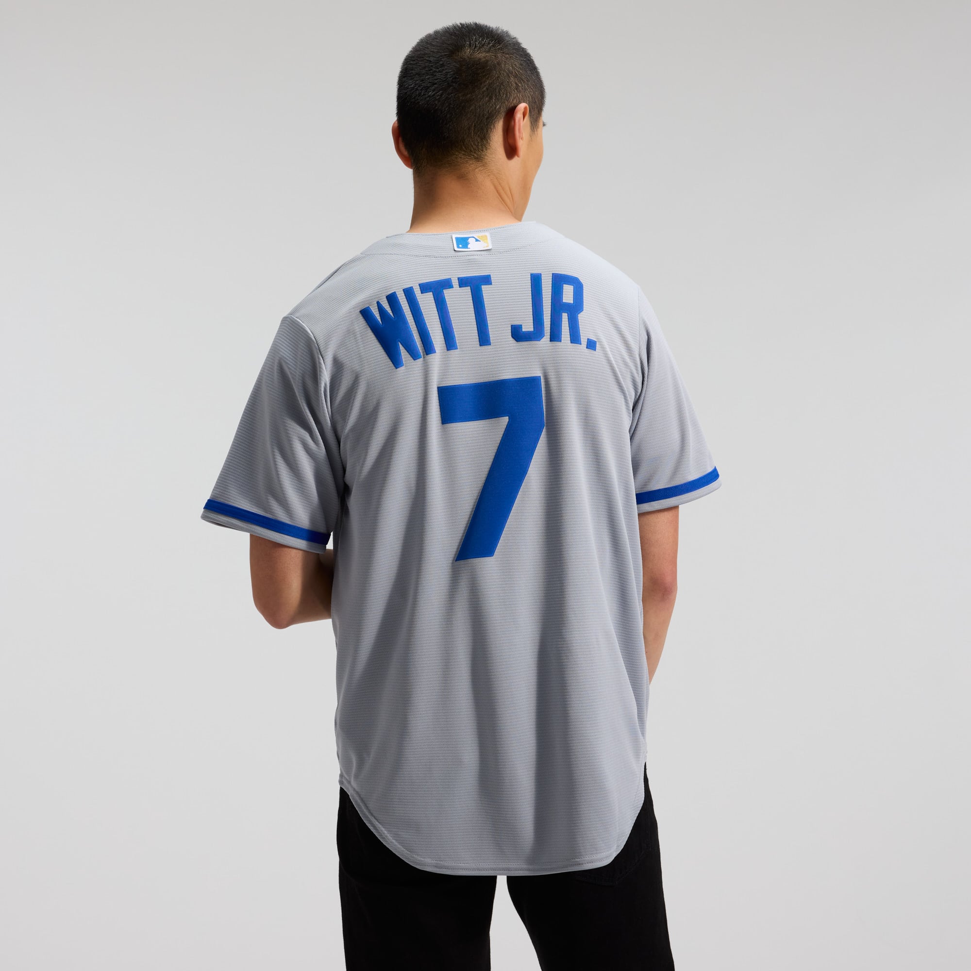 Bobby Witt Jr. Kansas City Royals Alternate 2 Jersey - Gray - Image 4