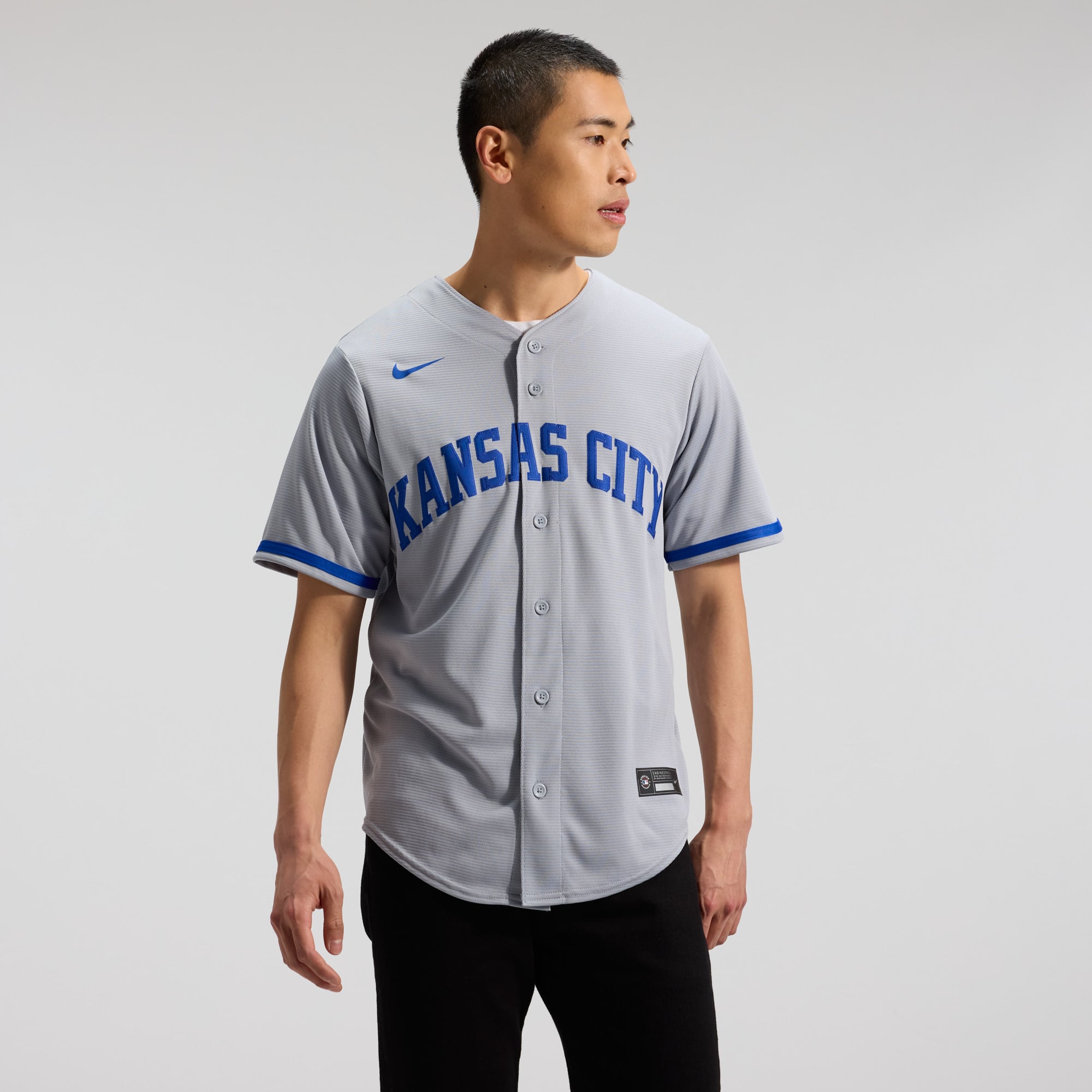 Bobby Witt Jr. Kansas City Royals Alternate 2 Jersey - Gray - Image 3