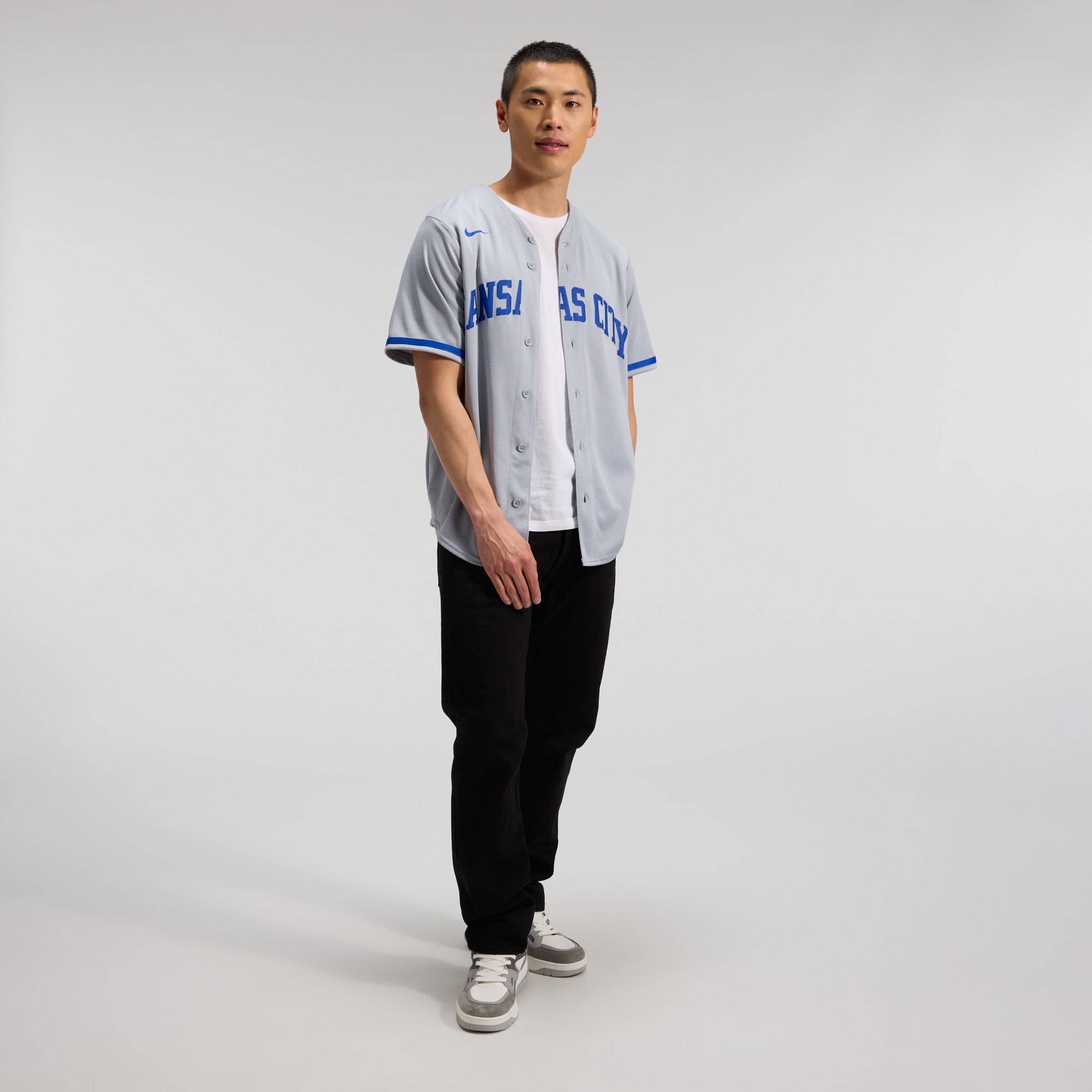 Bobby Witt Jr. Kansas City Royals Alternate 2 Jersey - Gray - Image 5