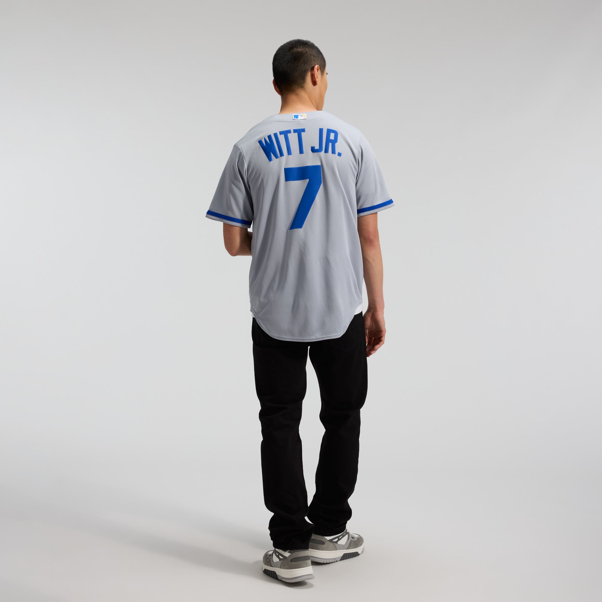 Bobby Witt Jr. Kansas City Royals Alternate 2 Jersey - Gray - Image 6