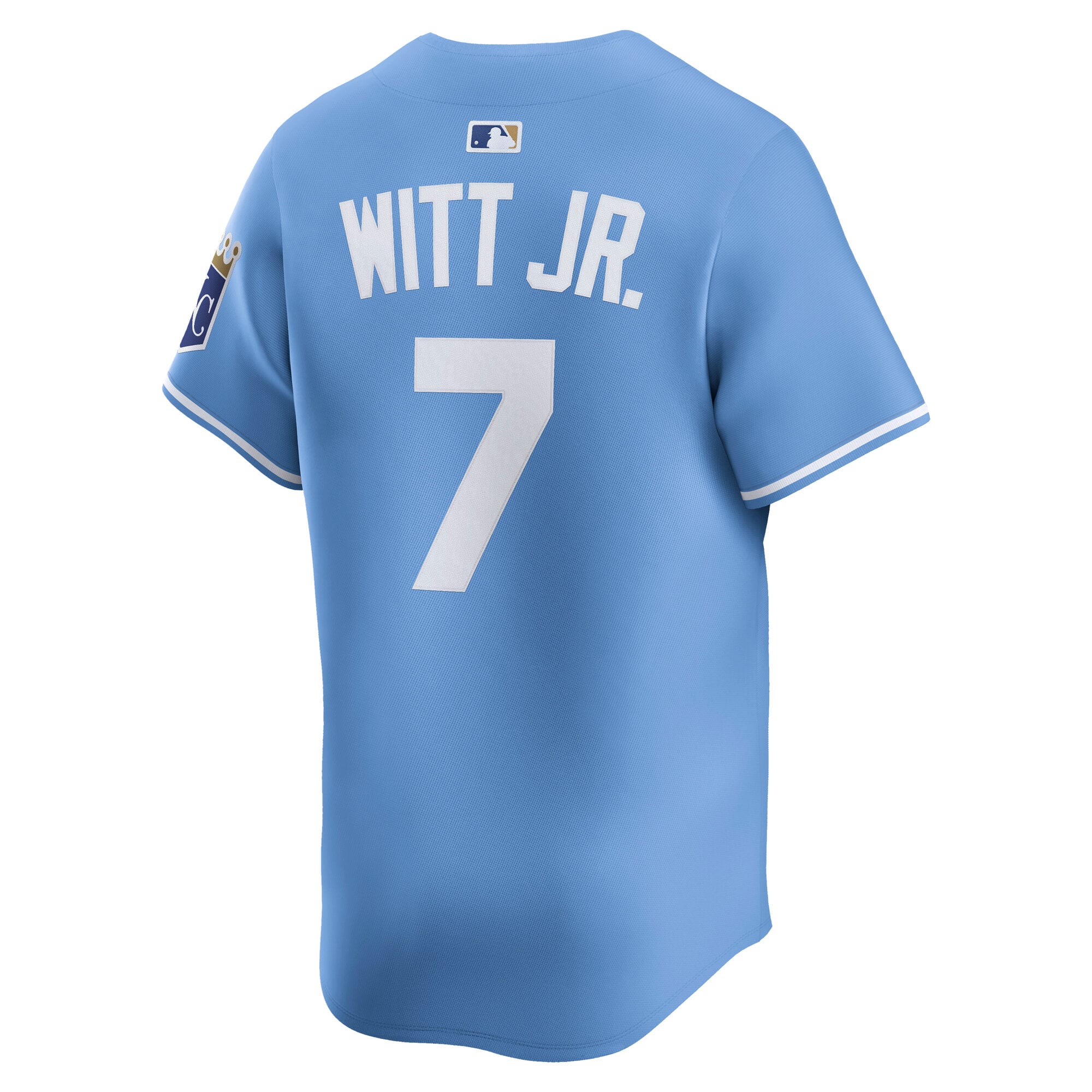 Bobby Witt Jr. Kansas City Royals Alternate Limited Player Jersey - Light Blue - Image 4