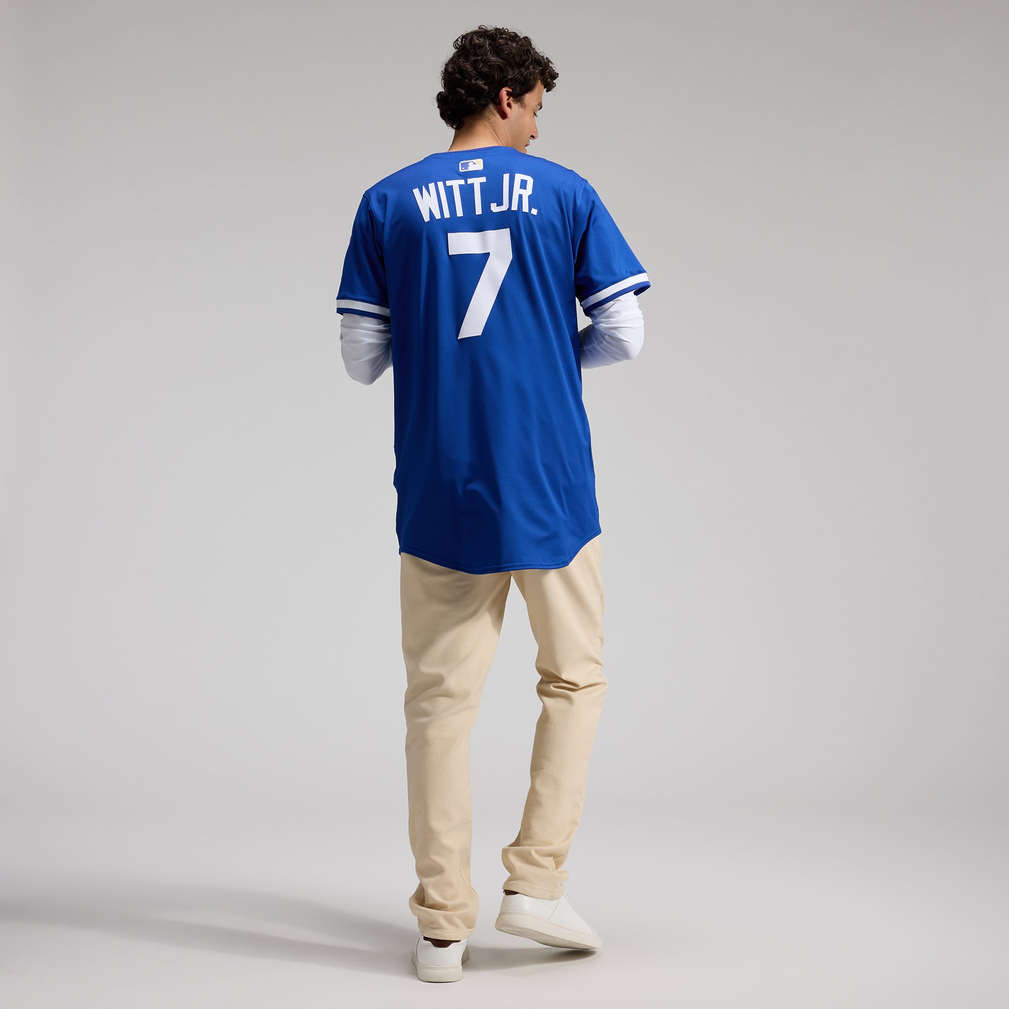 Bobby Witt Jr. Kansas City Royals Home ElitePlayer Jersey - Royal - Image 8