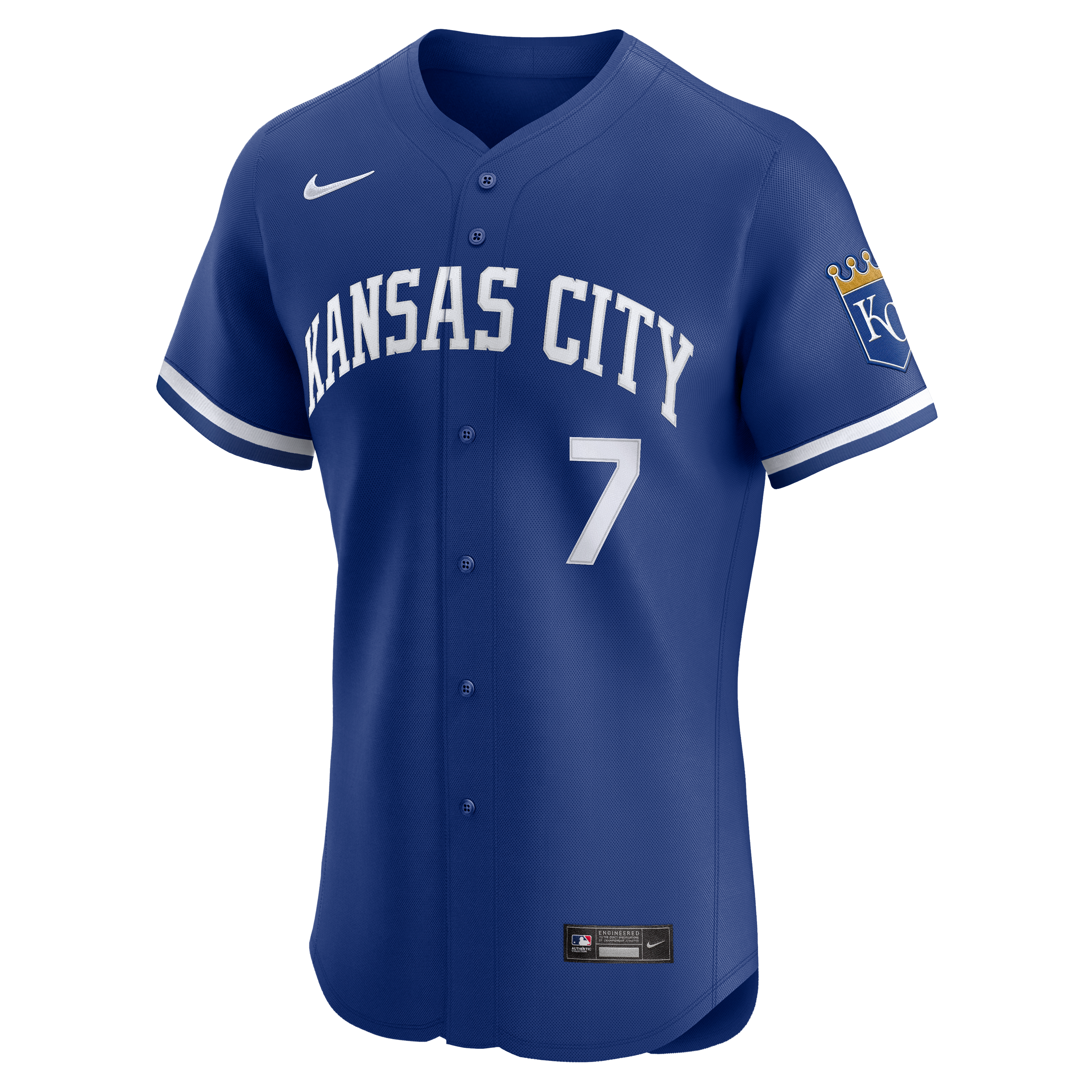 Bobby Witt Jr. Kansas City Royals Home ElitePlayer Jersey - Royal - Image 3
