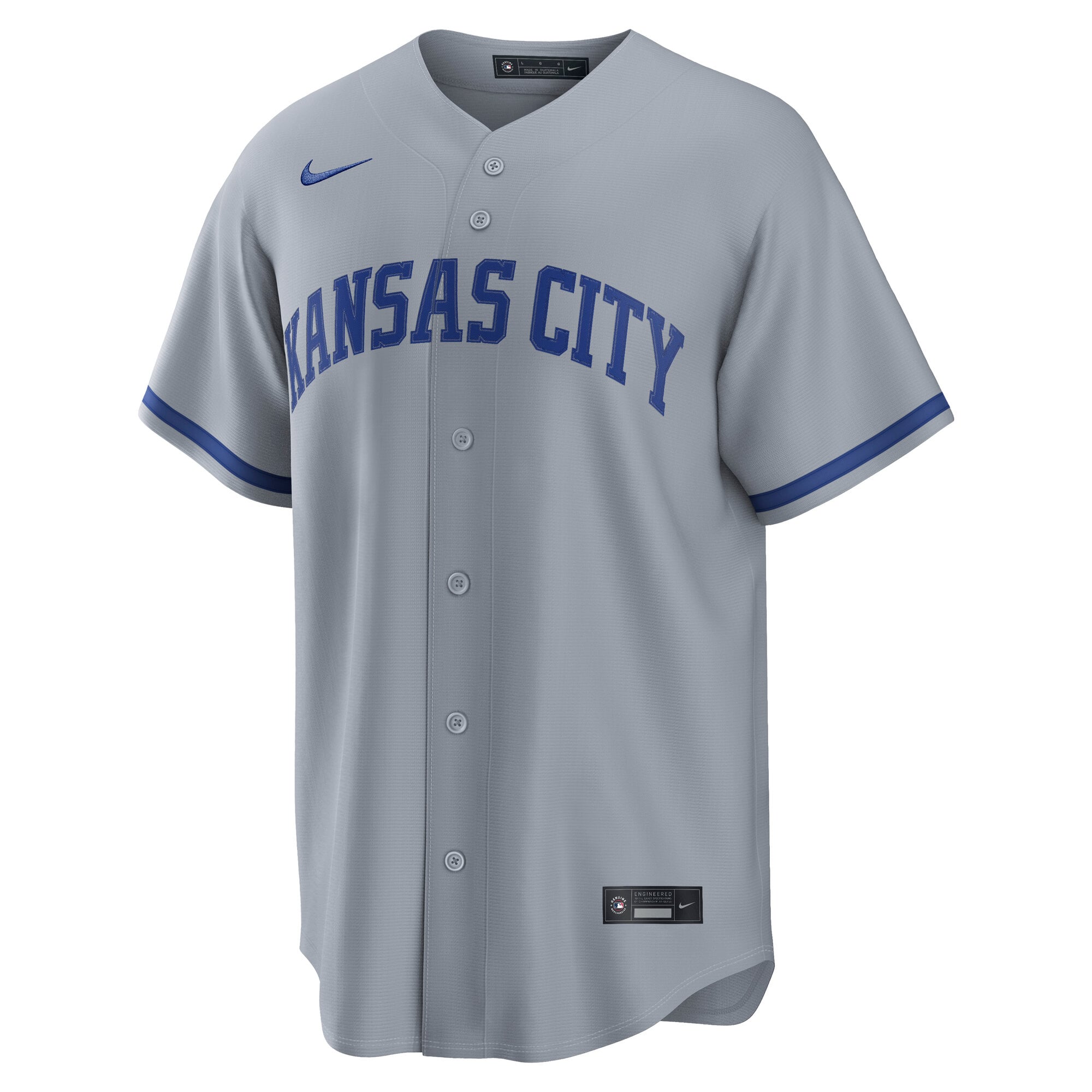 Bobby Witt Jr. Kansas City Royals Road Jersey - Gray - Image 3