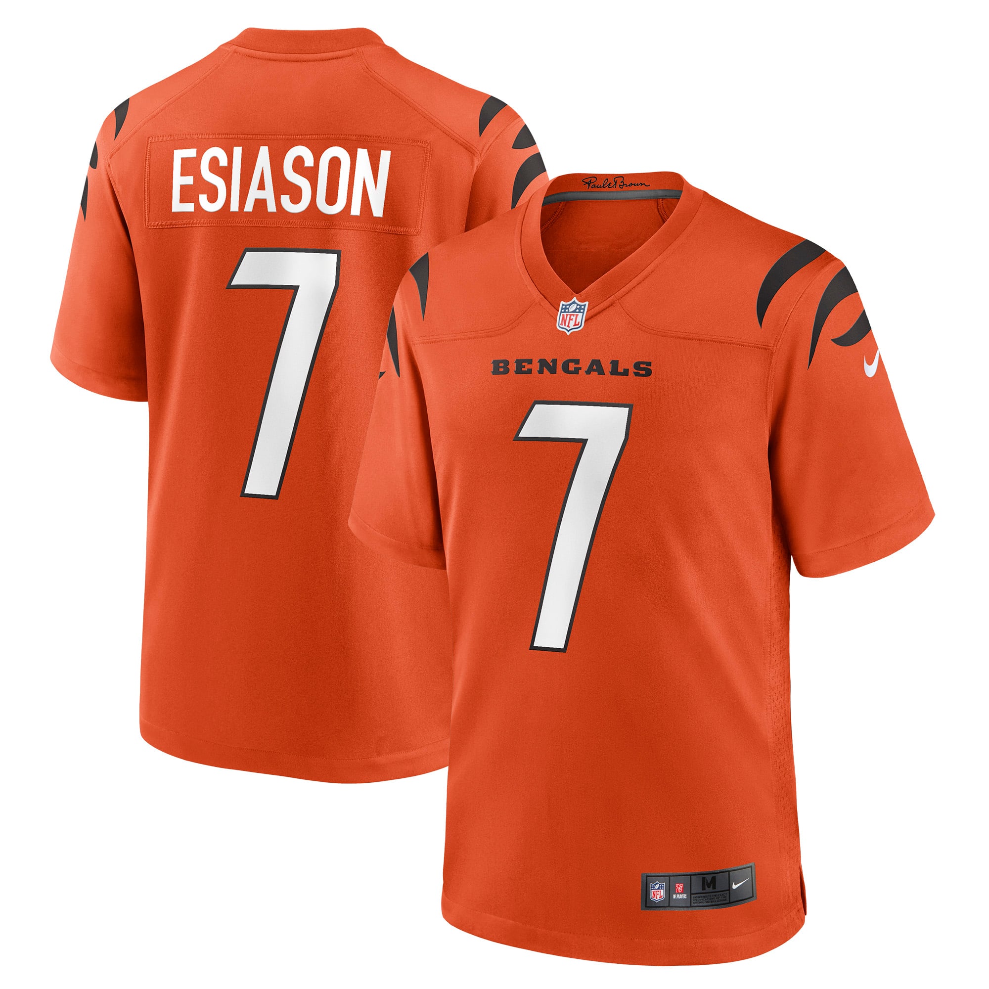 Boomer Esiason Cincinnati Bengals Retired Player Alternate Game Jersey - Orange - Image 2