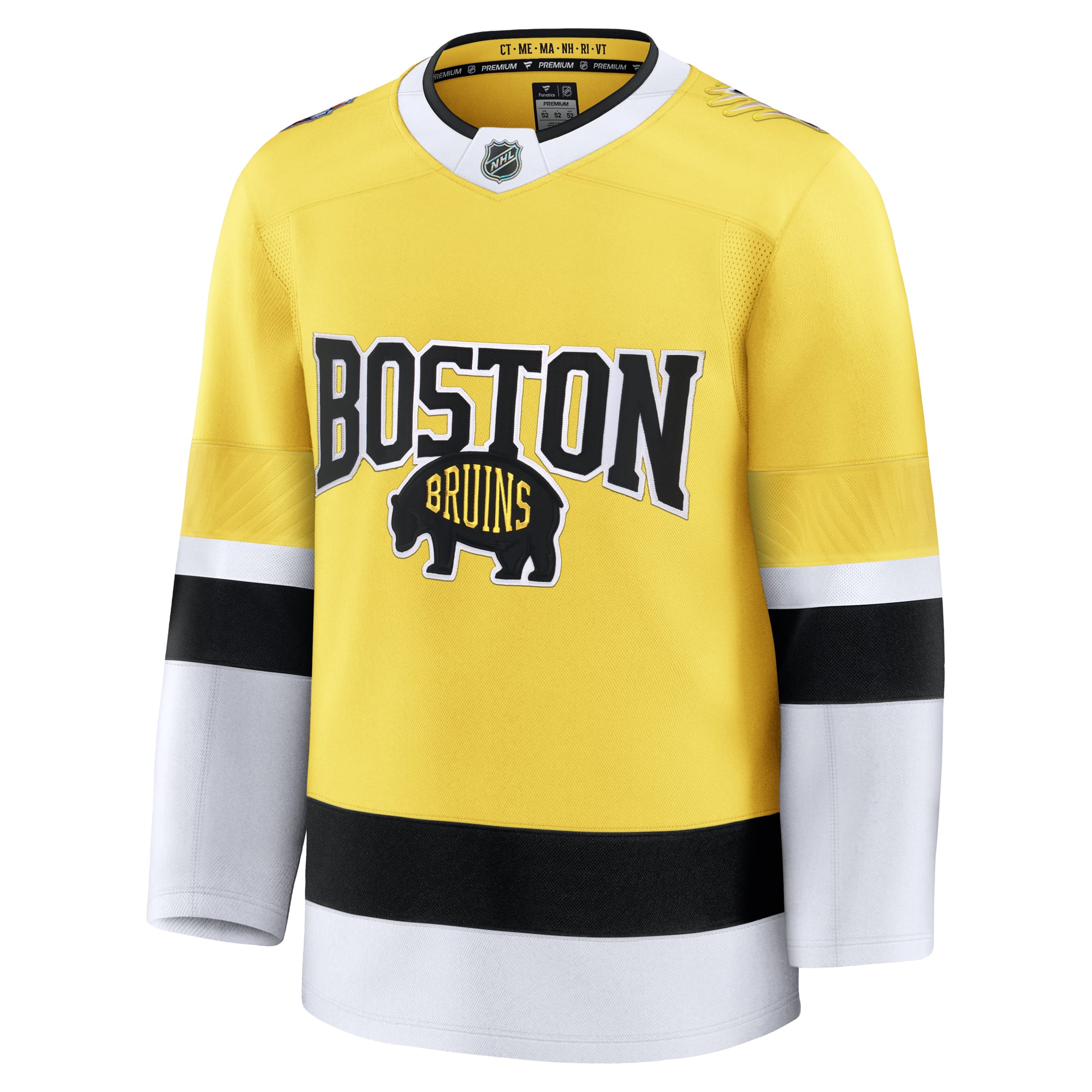 Boston Bruins 2026 Stadium Series Premium Jersey - Gold - Image 3