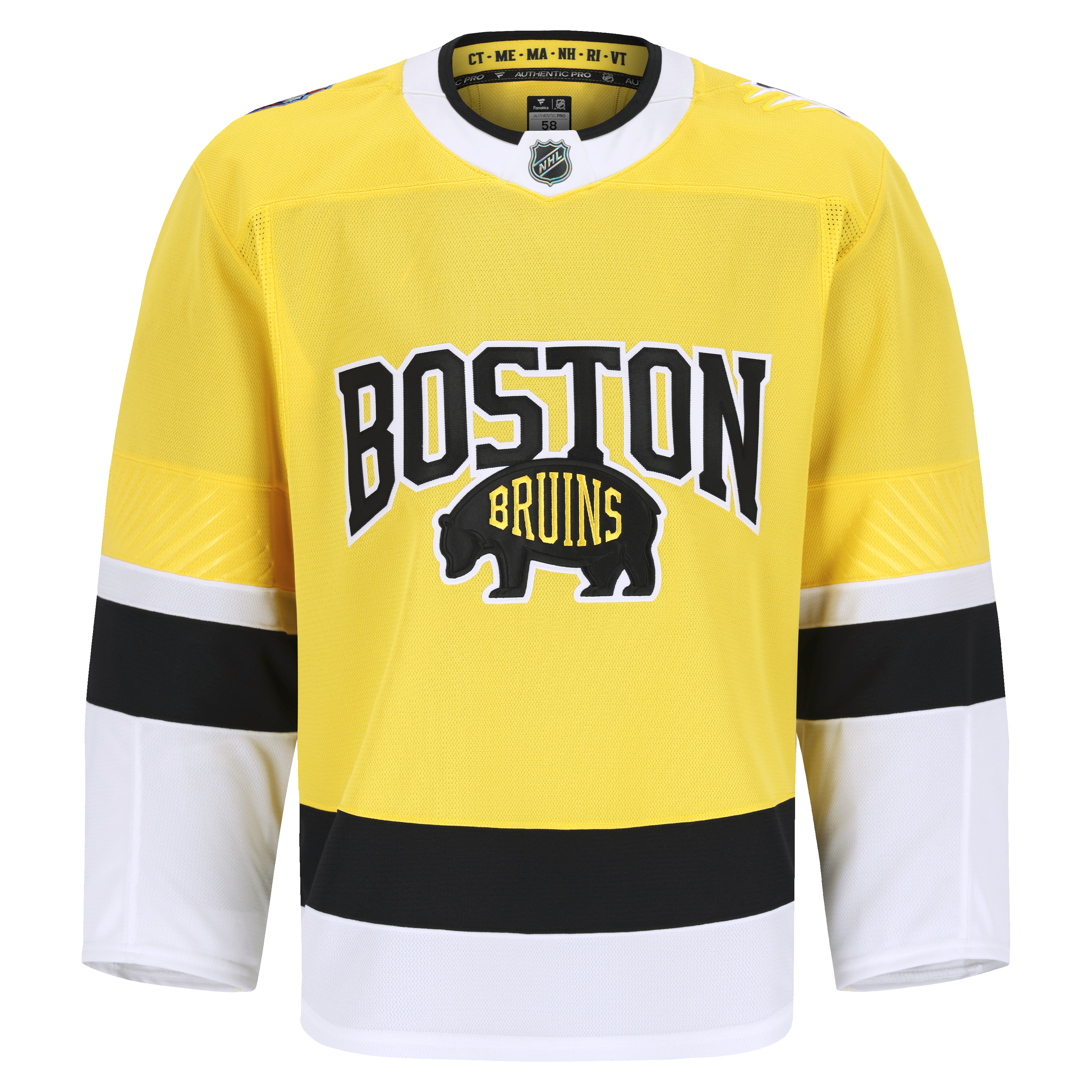 Boston Bruins 2026 Stadium Series Pro Jersey - Gold - Image 3