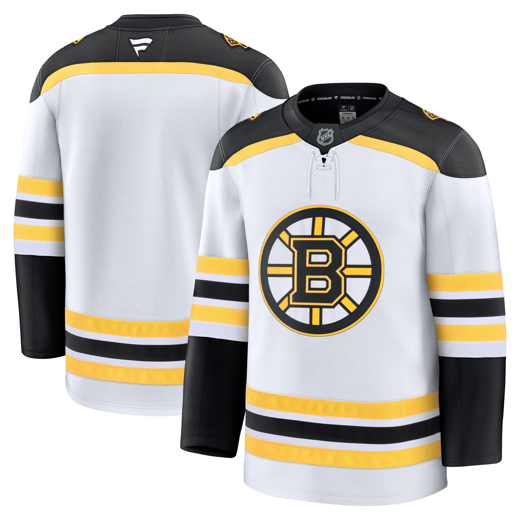Boston Bruins Away Premium Jersey - White - Image 2
