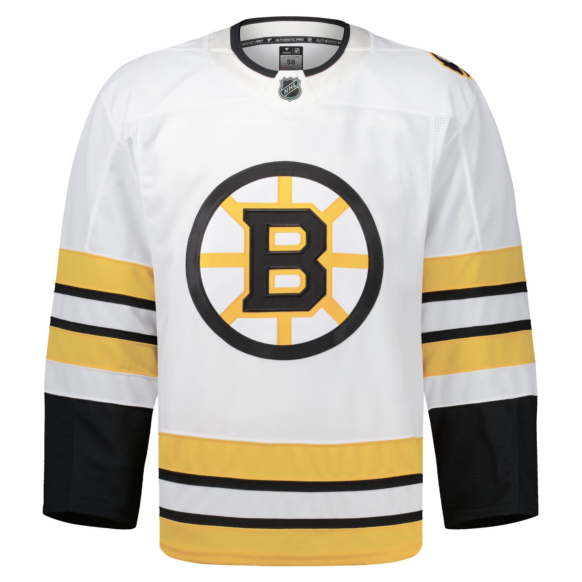 Boston Bruins Away Pro Jersey - White - Image 3