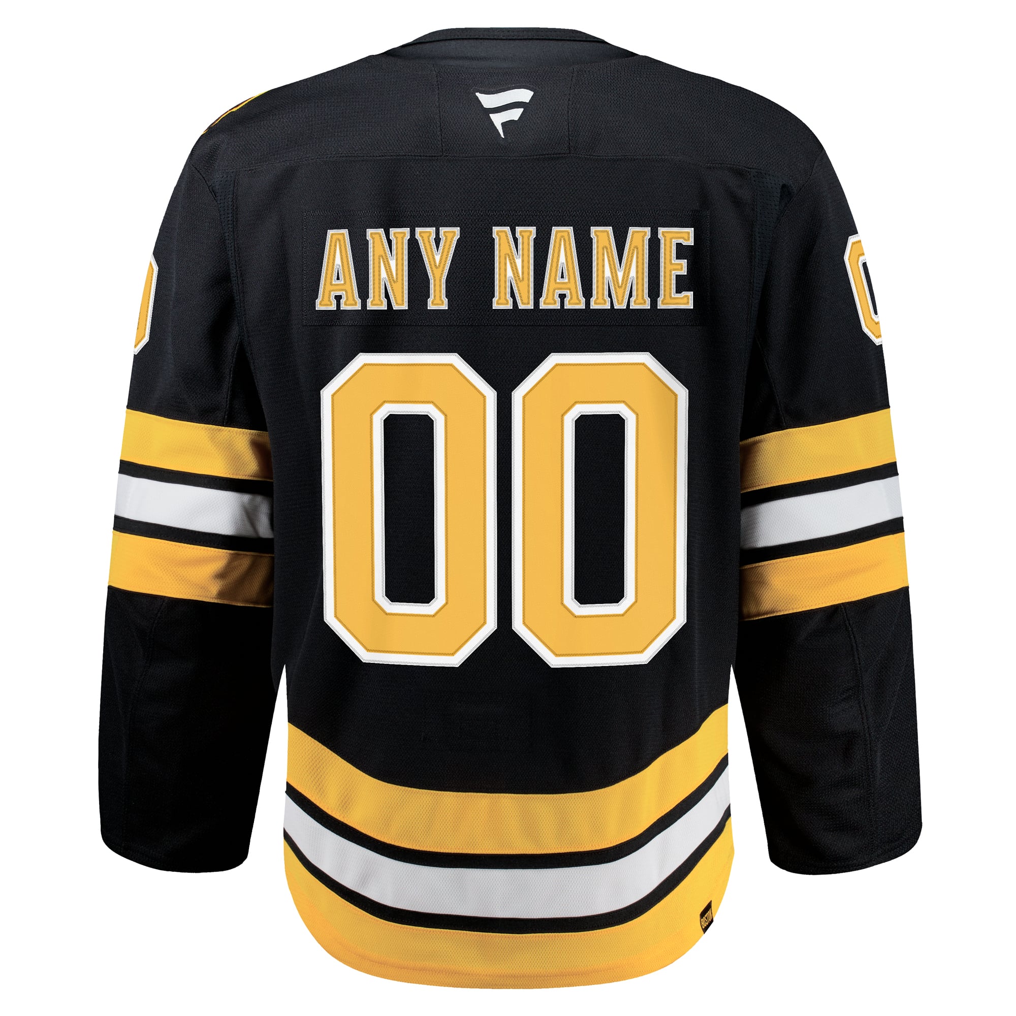 Boston Bruins Home Pro Custom Jersey - Black - Image 4
