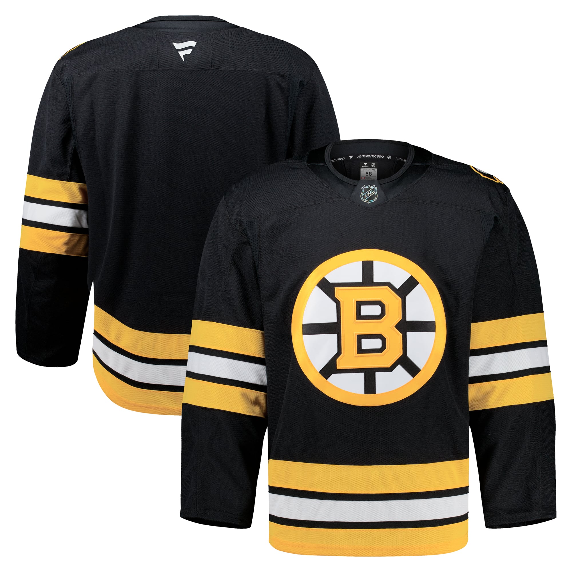 Boston Bruins Home Pro Jersey - Black