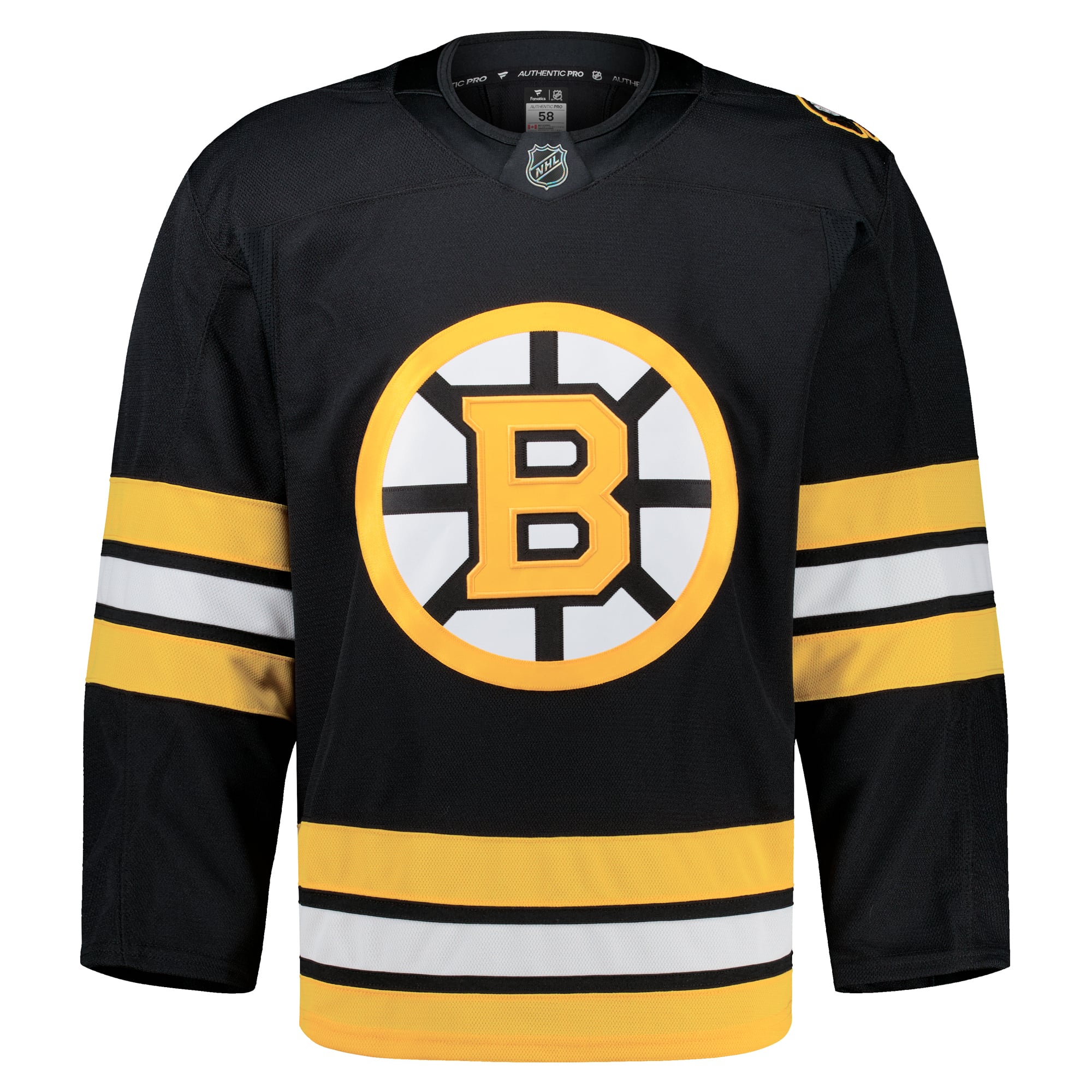 Boston Bruins Home Pro Jersey - Black - Image 3