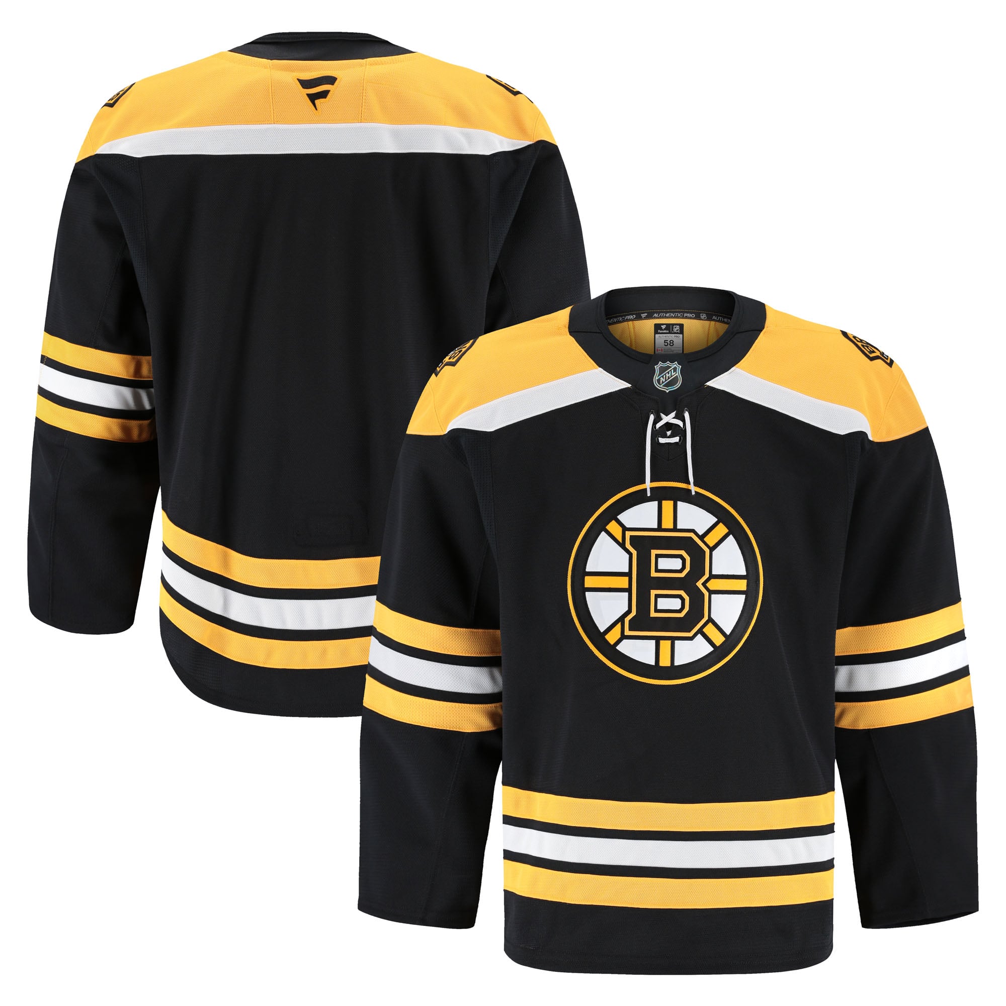 Boston Bruins Home Pro Jersey - Black