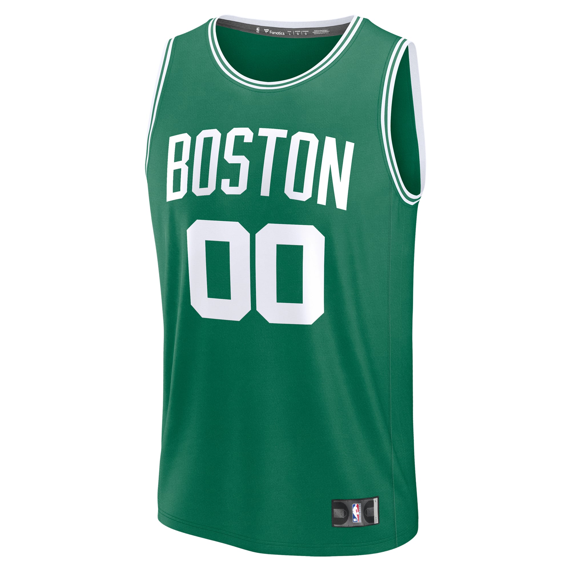 Boston Celtics Fast Break Custom Jersey - Association Edition - Kelly Green - Image 3