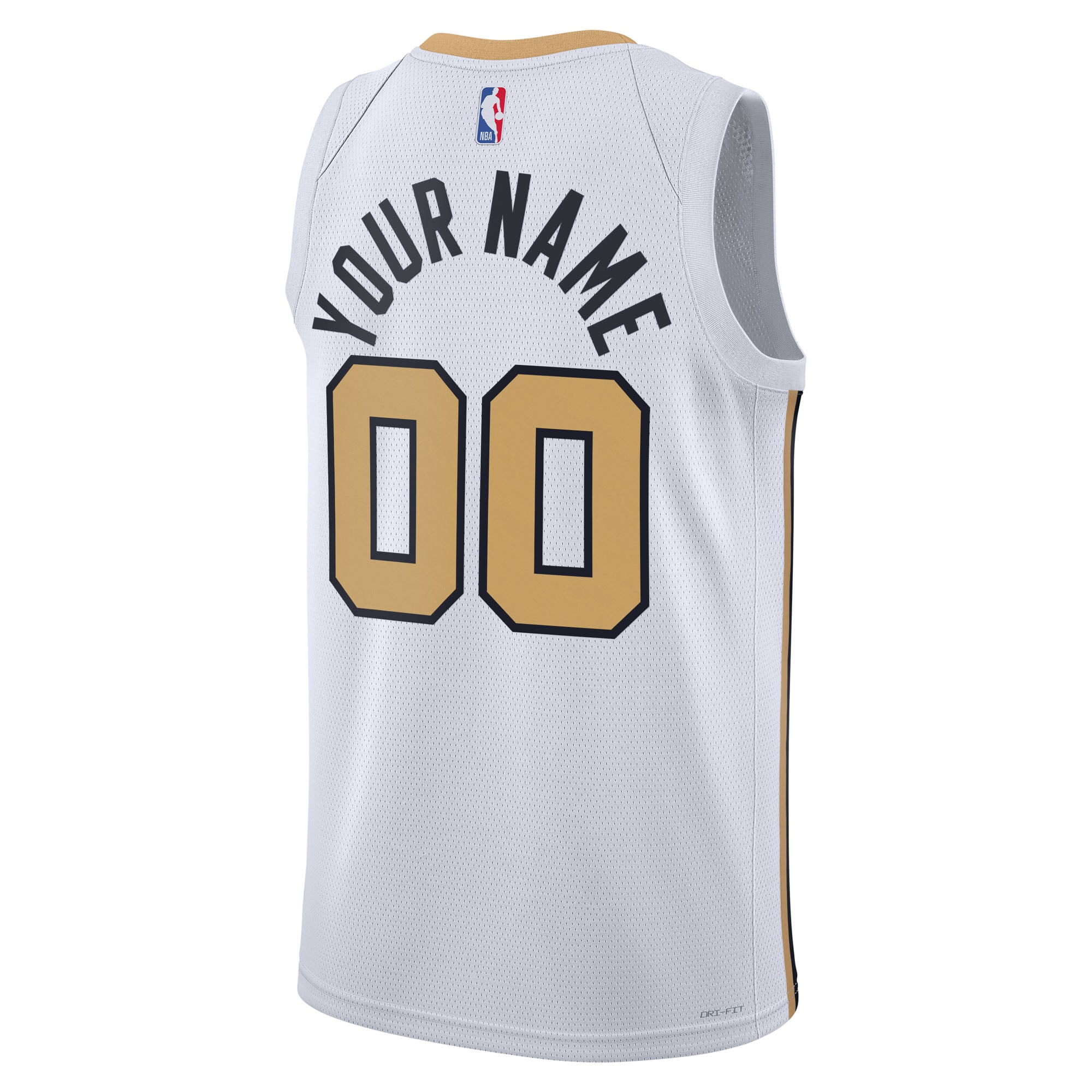 Boston Celtics Unisex 2025/26 City Edition Swingman Custom Jersey - White - Image 4