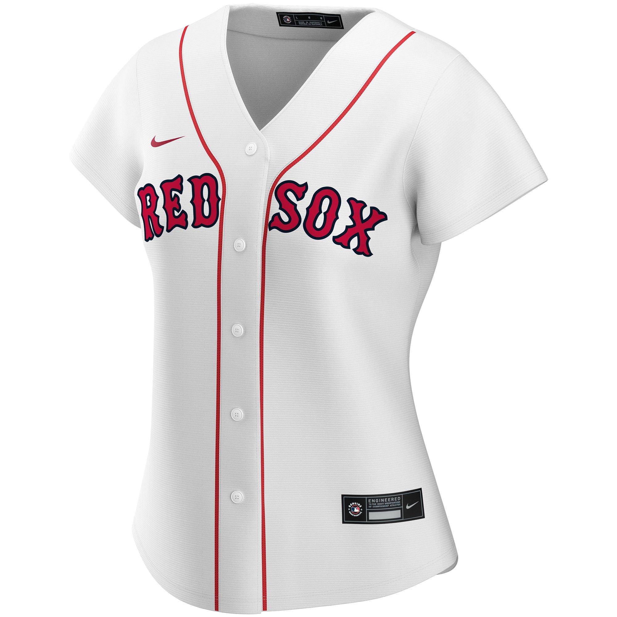 Boston Red Sox Women's Home Custom Jersey - White - Image 3