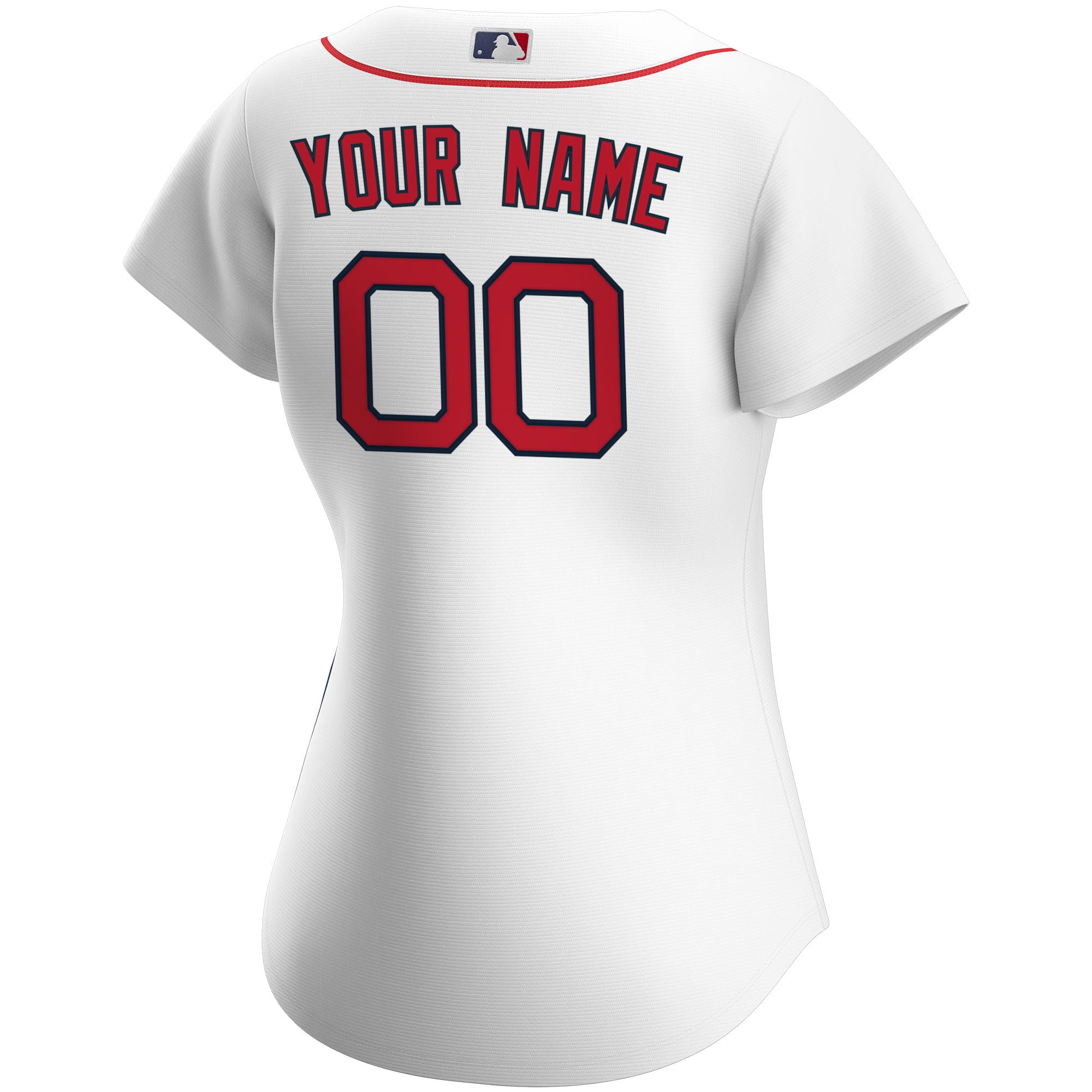 Boston Red Sox Women's Home Custom Jersey - White - Image 4